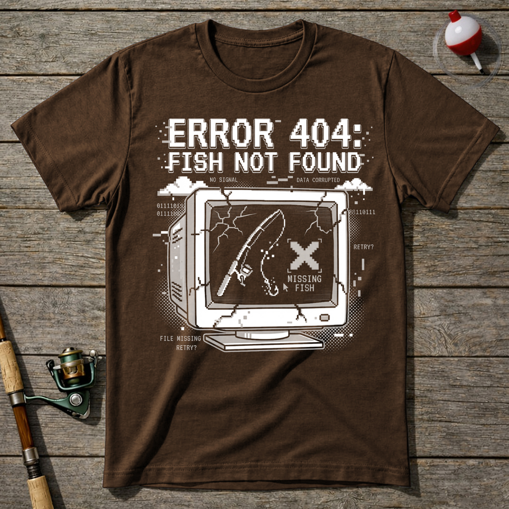 Error 404 Fish Not Found T-Shirt