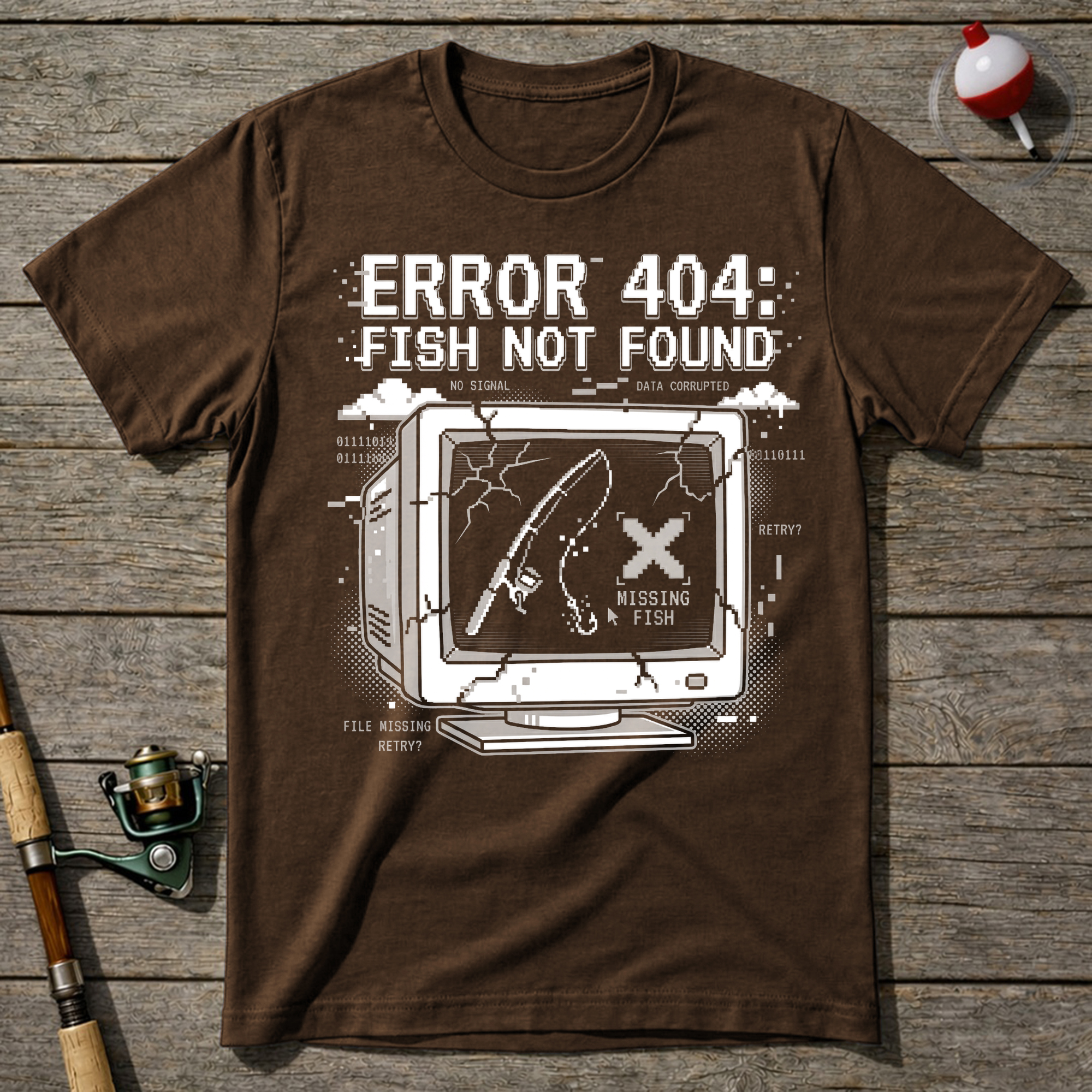 Error 404 Fish Not Found T-Shirt