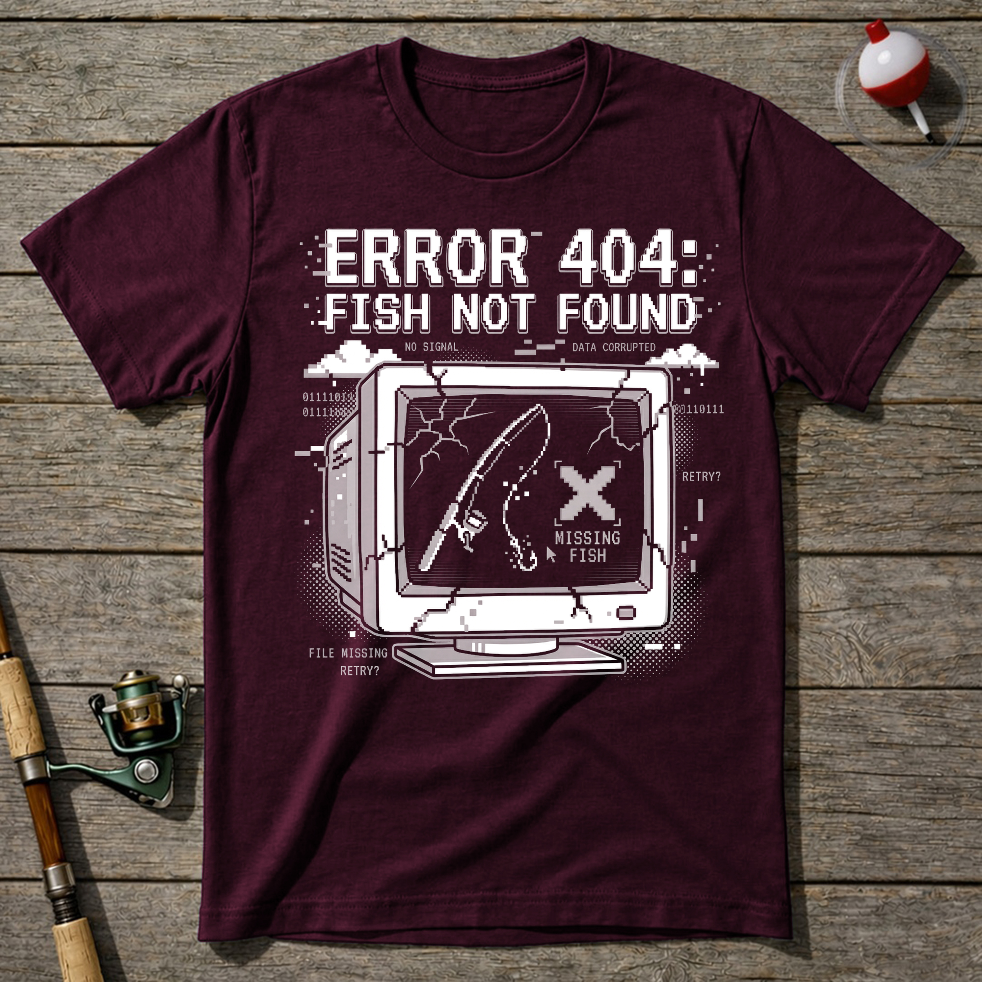 Error 404 Fish Not Found T-Shirt