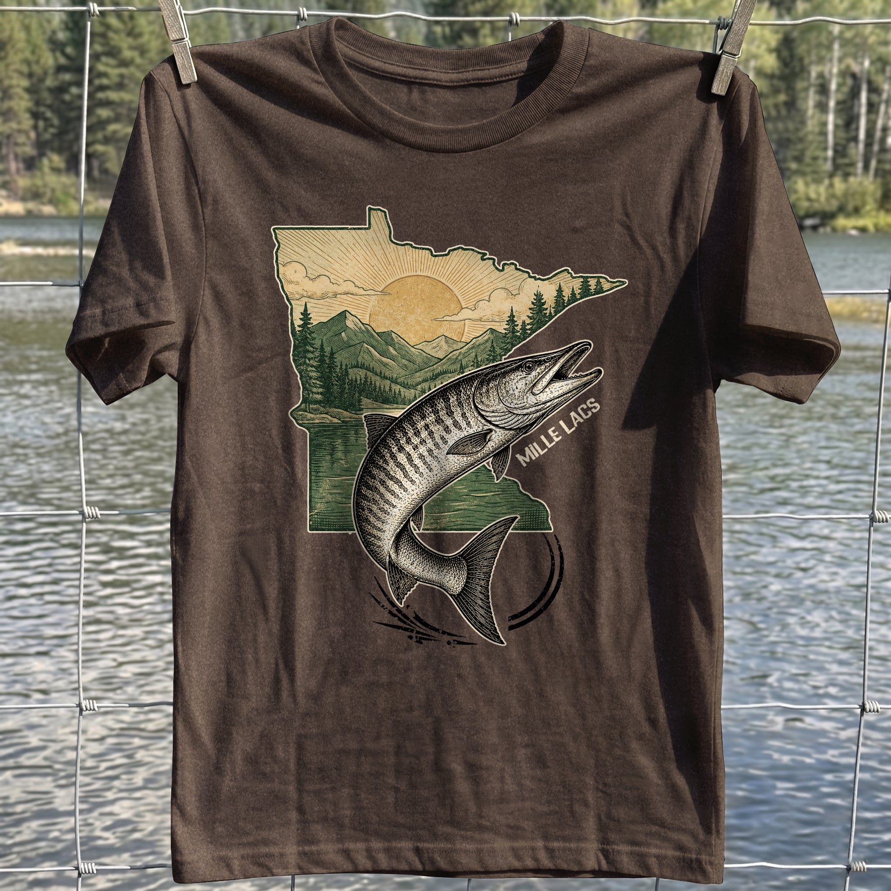 Mille Lacs Fishing T-Shirt