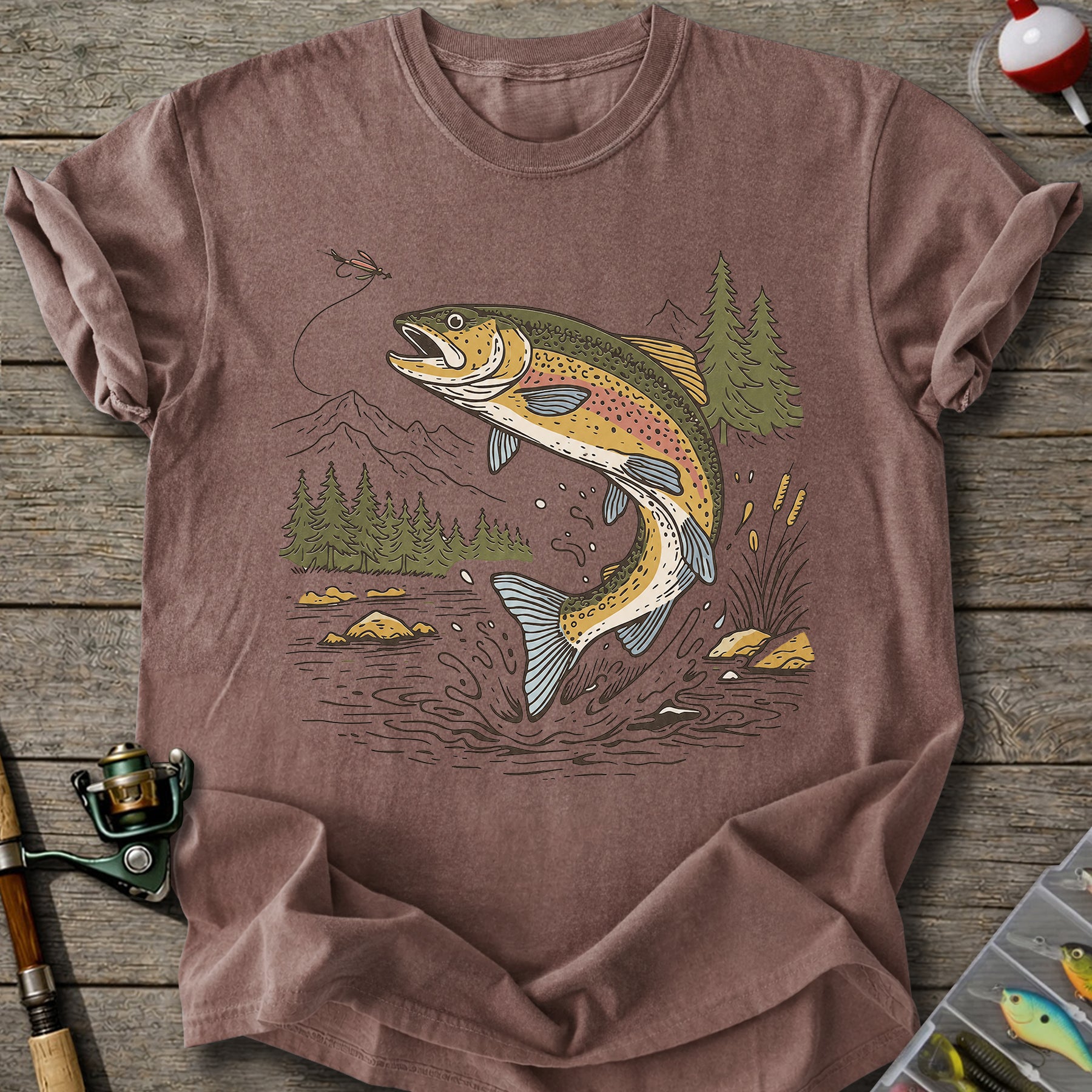 Mountain Trout Fishing T-shirt