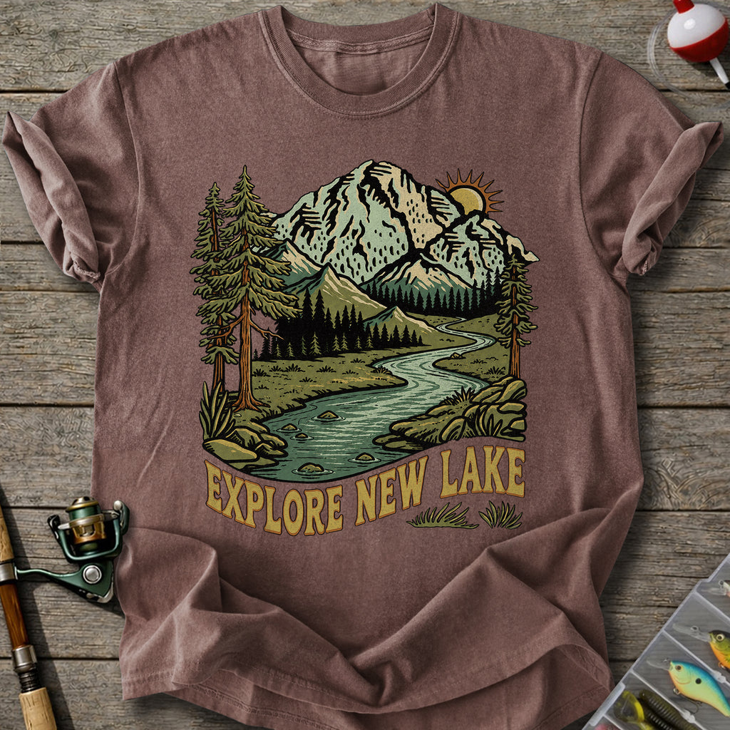 Explore New Lake T-shirt