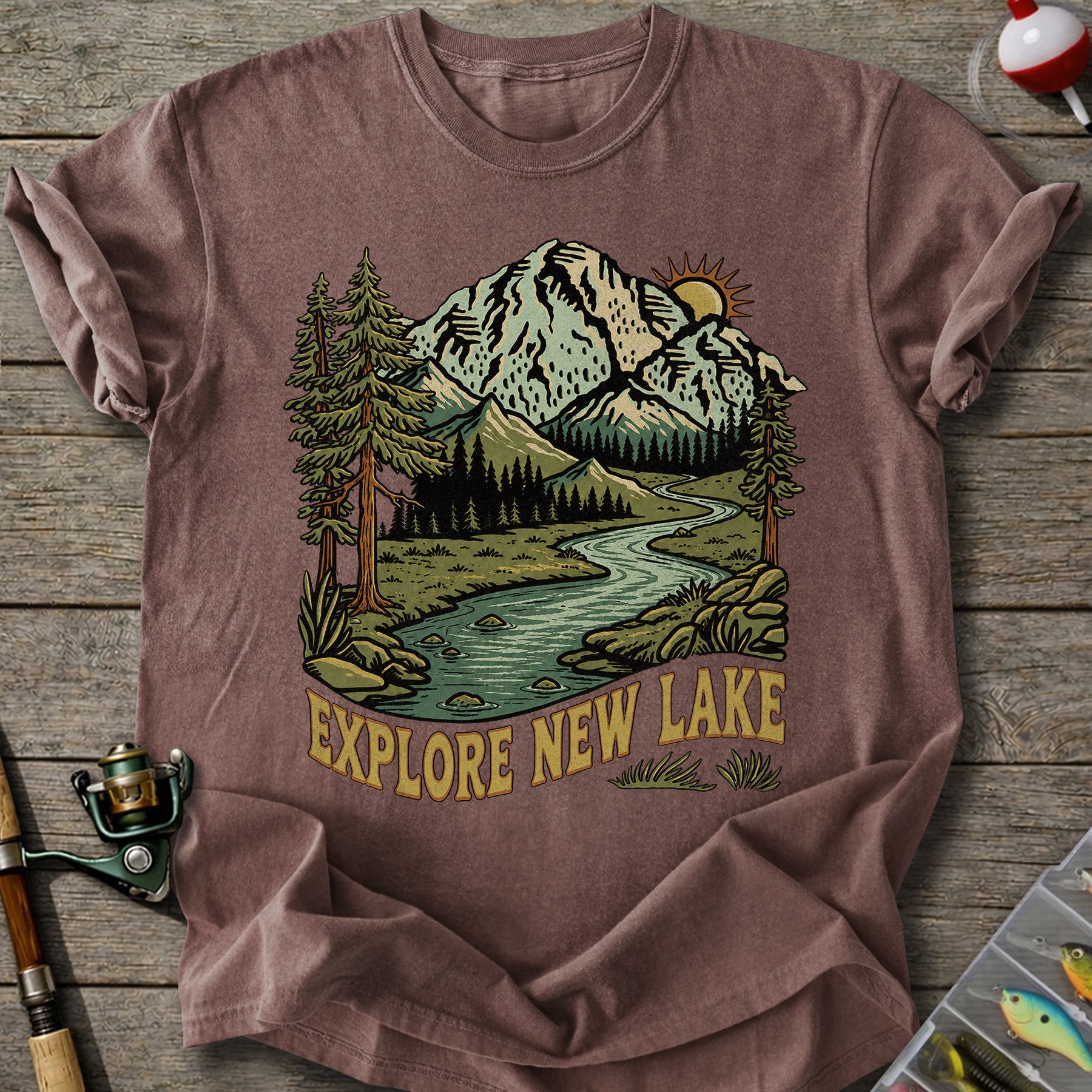 Explore New Lake T-shirt