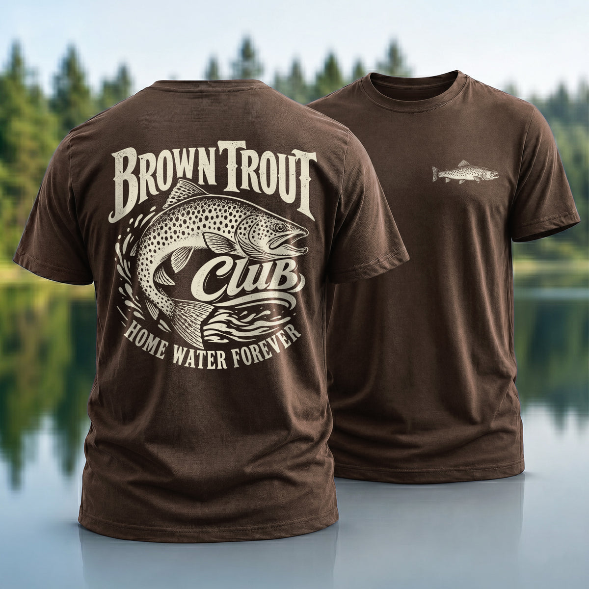 Home Water Brown T-Shirt