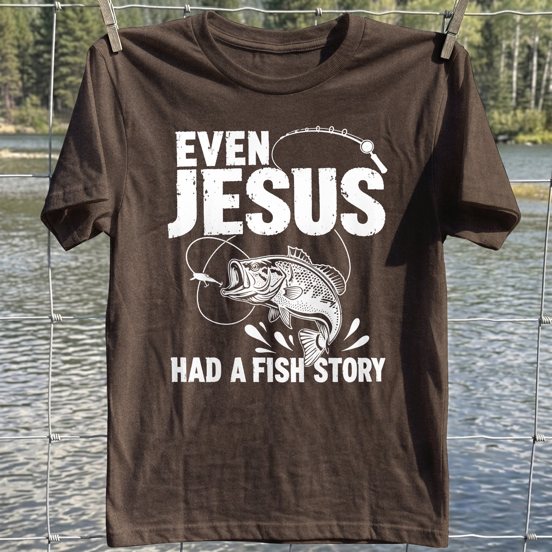 Jesus Fish Story T-shirt