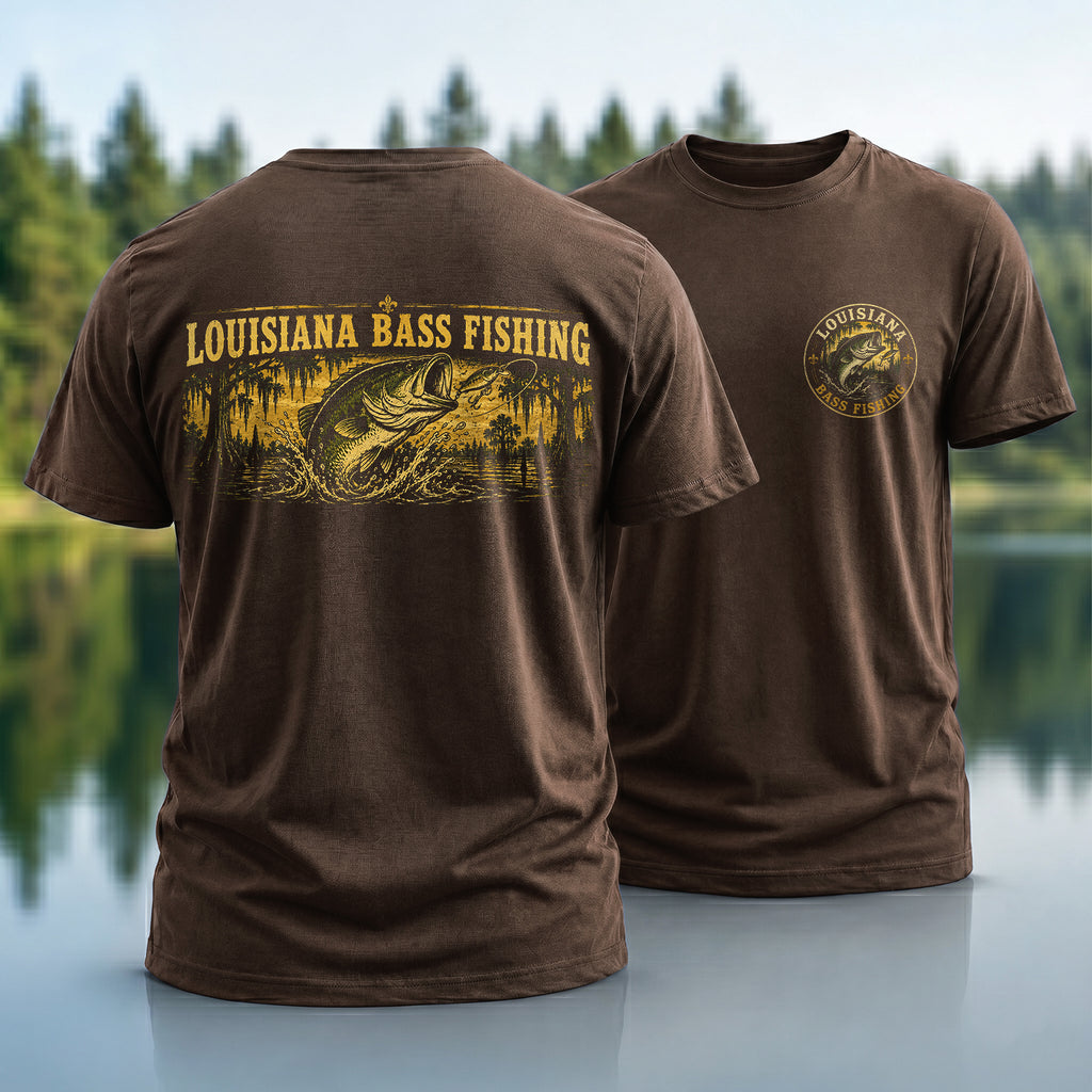 Louisiana Bass Fishing T-shirt