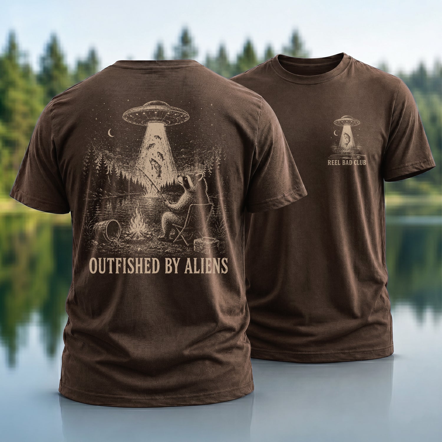 Outfished By Aliens T-shirt