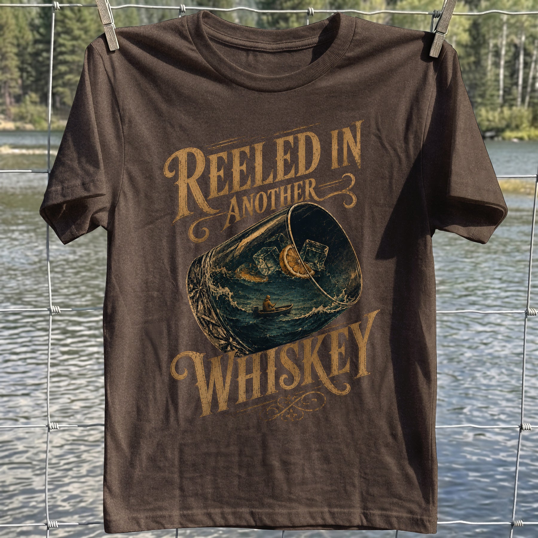 Reeled In Another Whiskey T-shirt