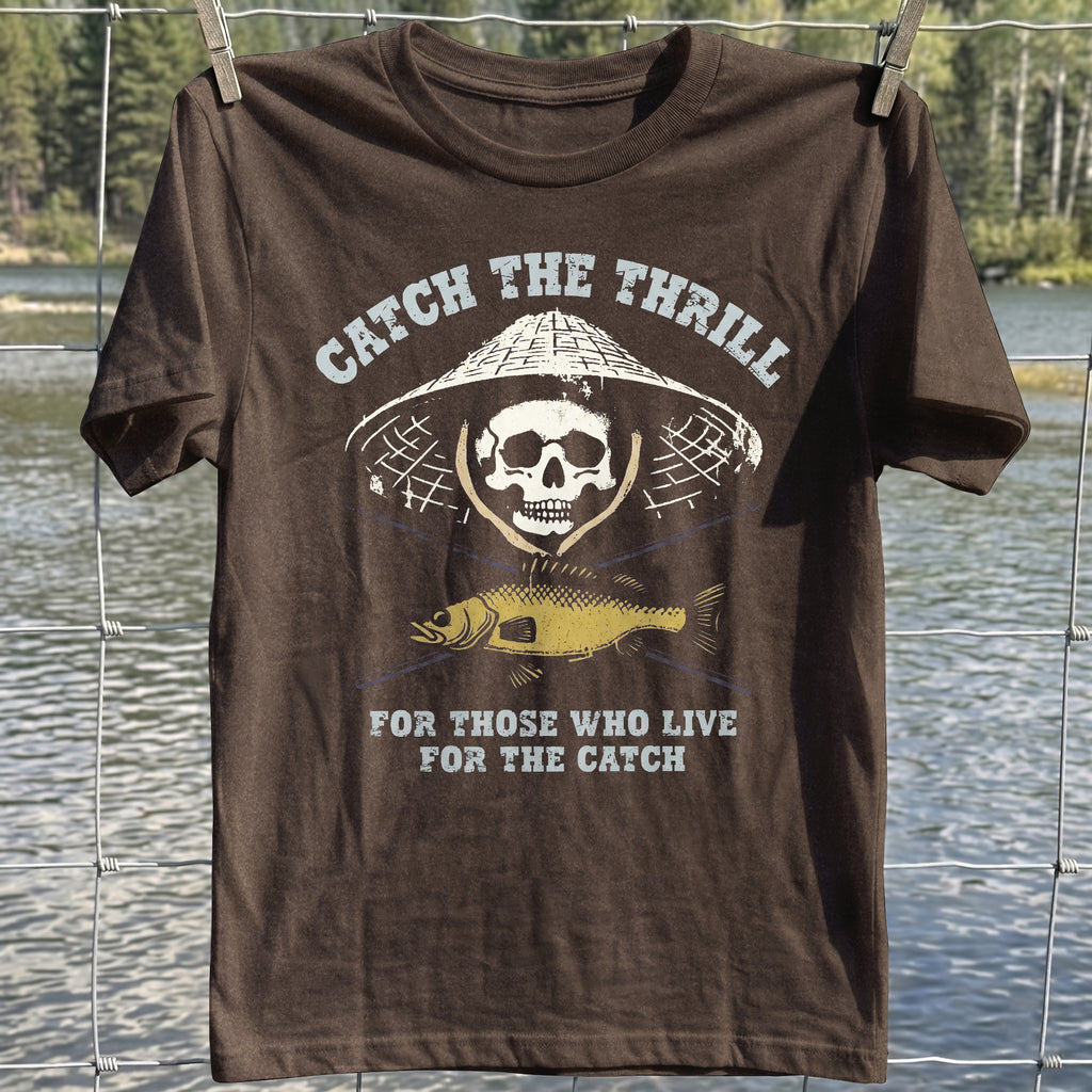 Fishing Thrill Skull T-Shirt