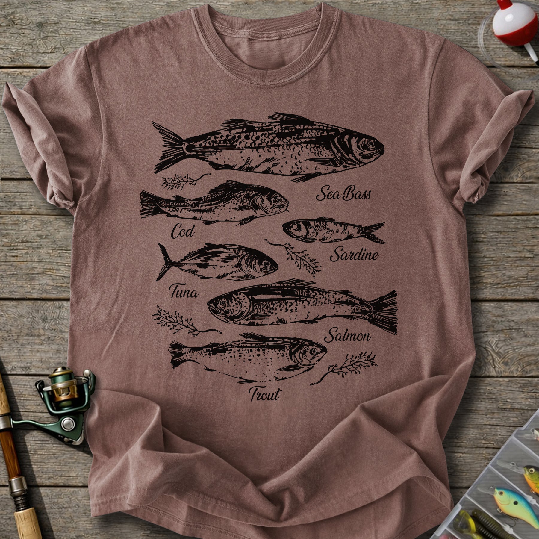 Vintage Fish Species T-shirt