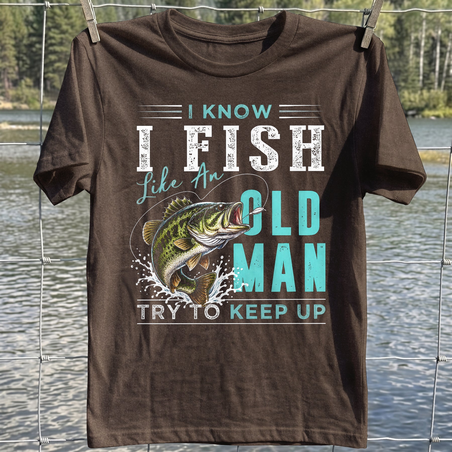 Old Man Fish T-Shirt