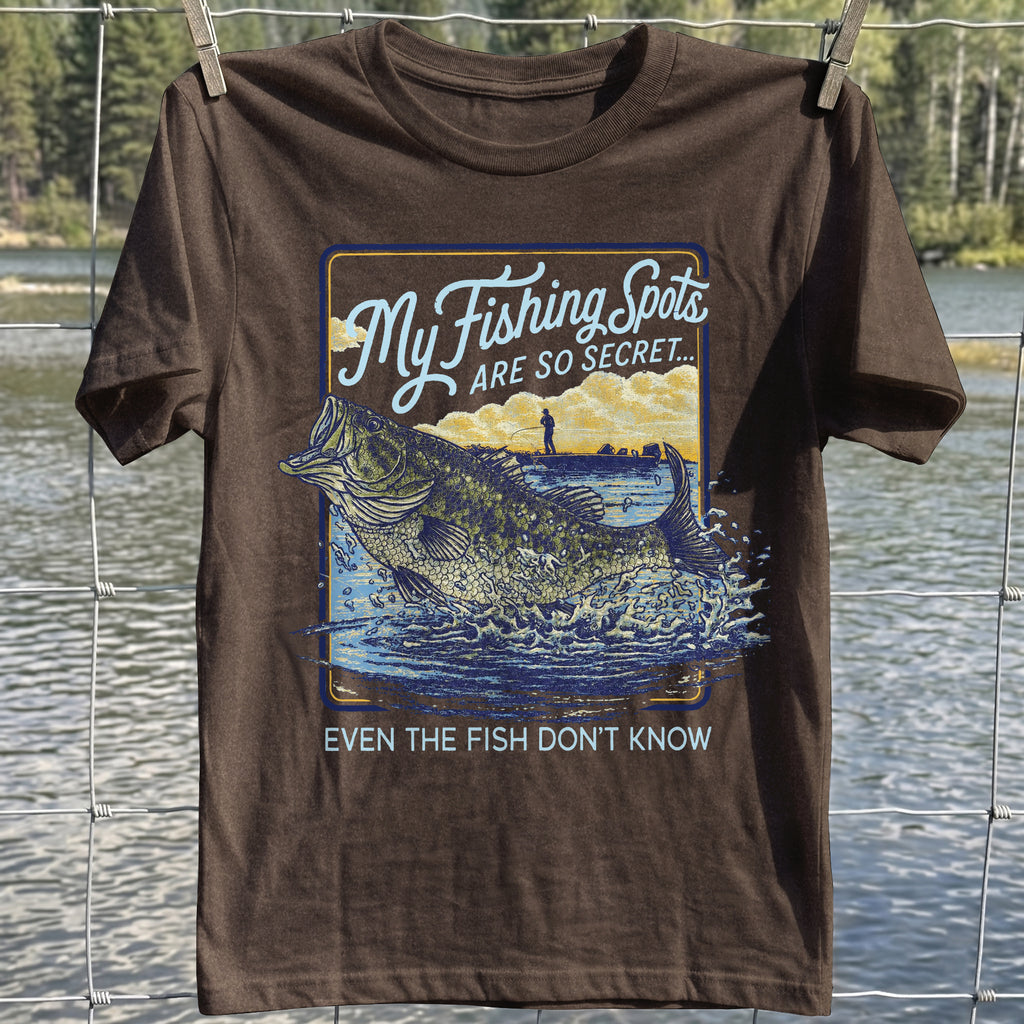 Secret Fishing Spots T-Shirt