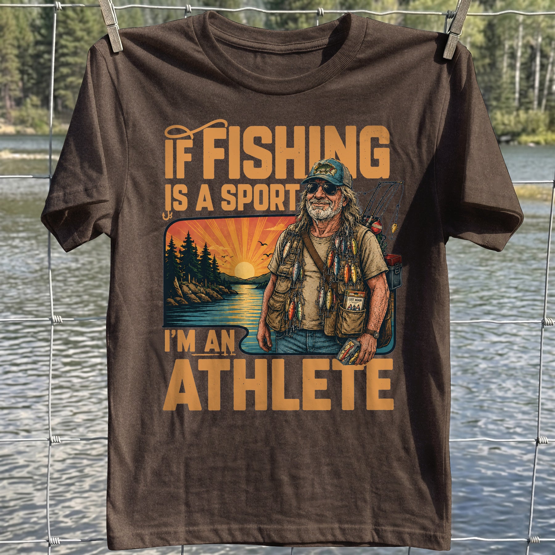 Fishing Athlete T-shirt