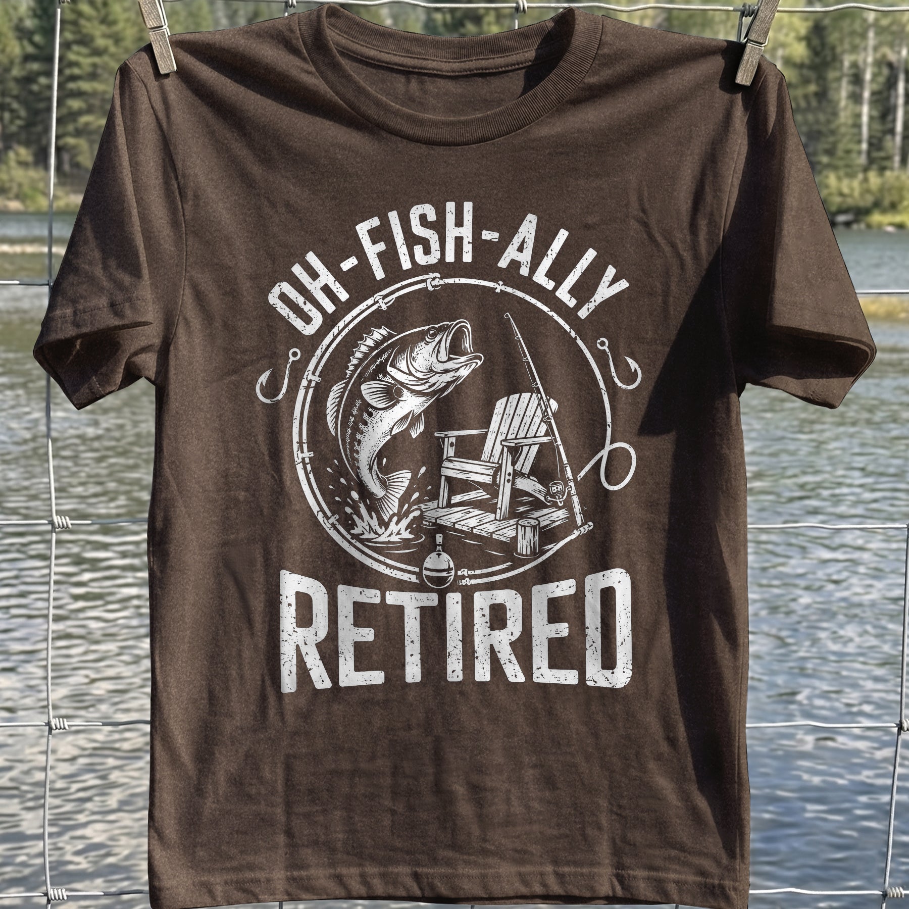 Officially Fish Retired T-Shirt