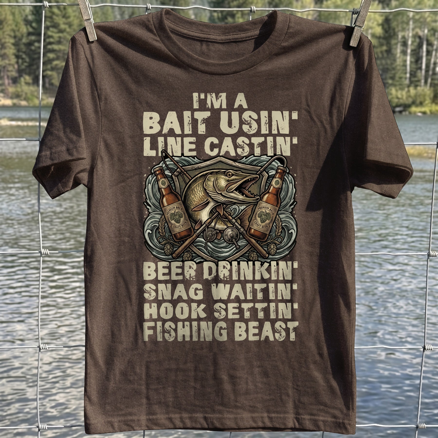 Fishing Beast T-shirt