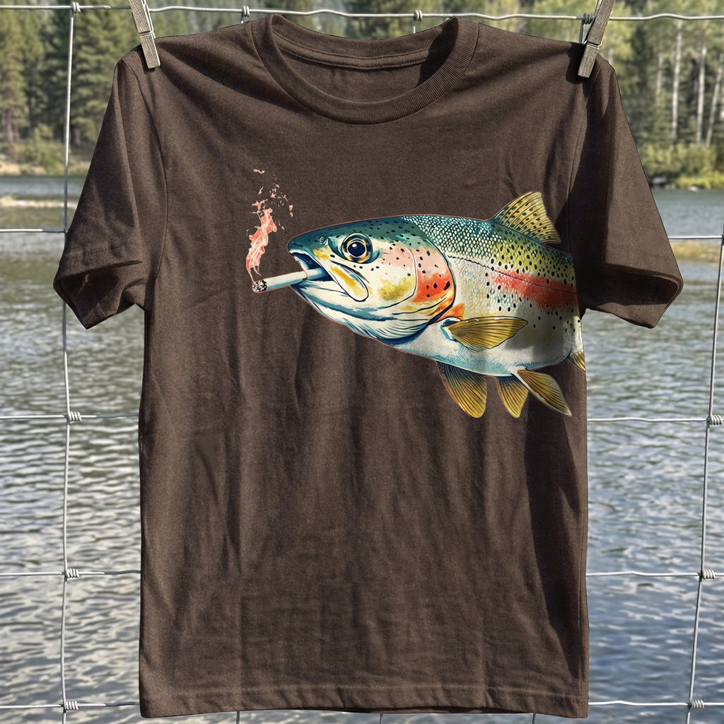Smoking Trout T-shirt