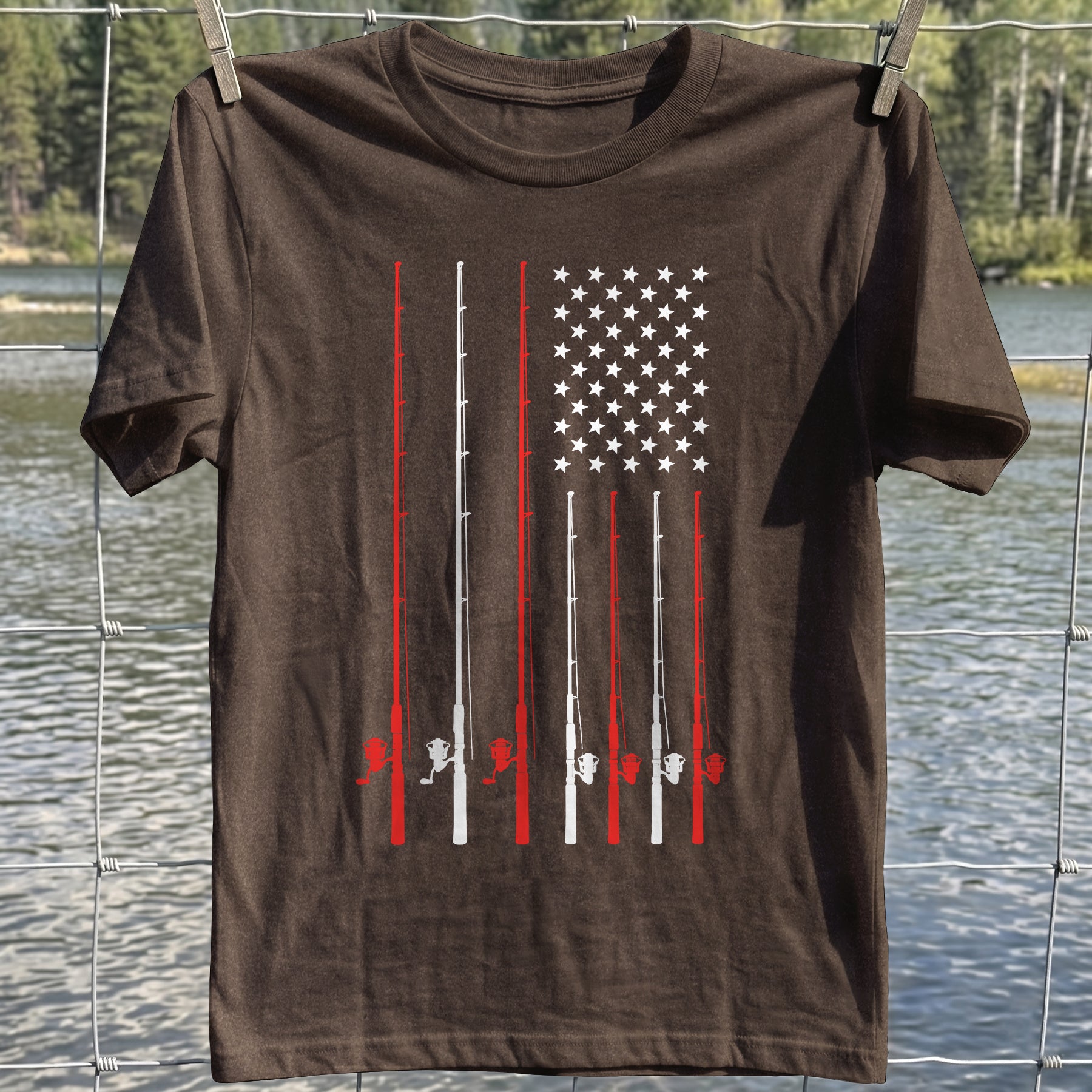 Fishing Flag T-shirt
