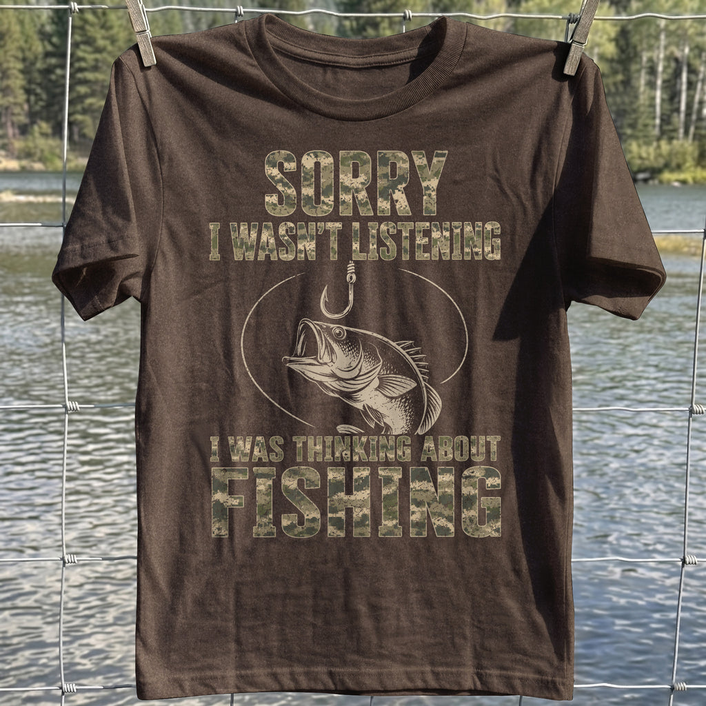 Thinking Fishing T-shirt