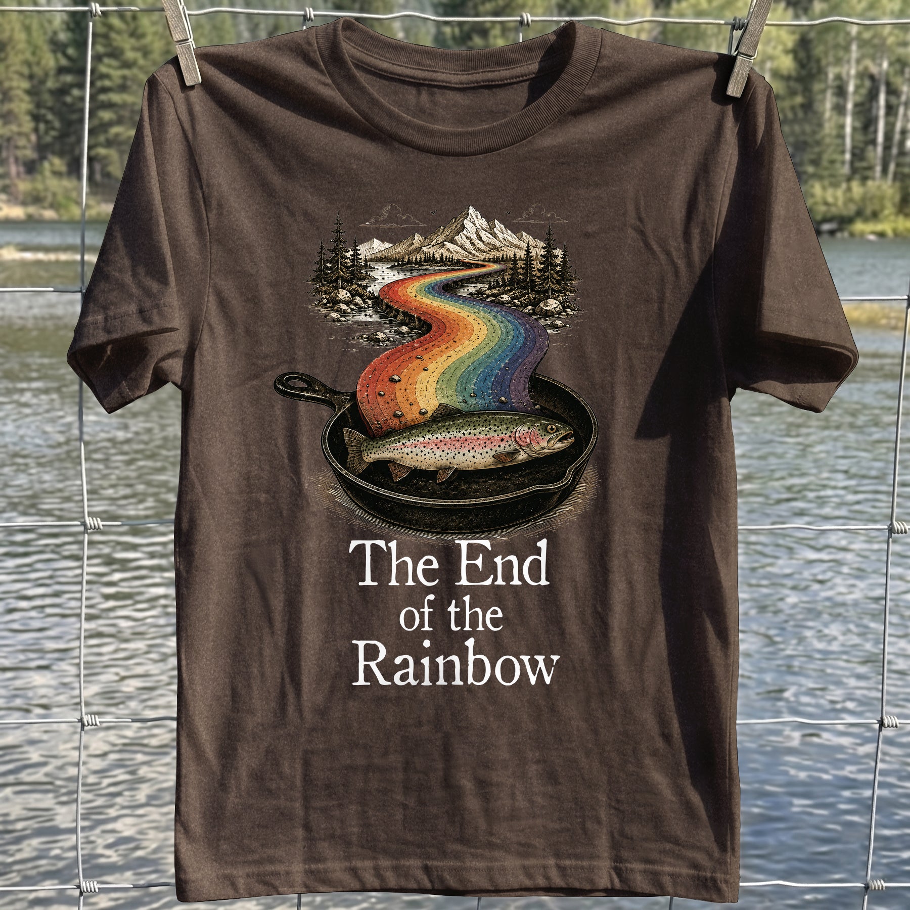 Rainbow Road Trout T-Shirt