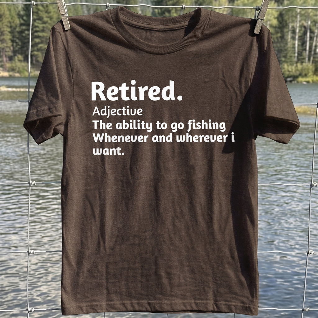 Retired Fishing T-shirt