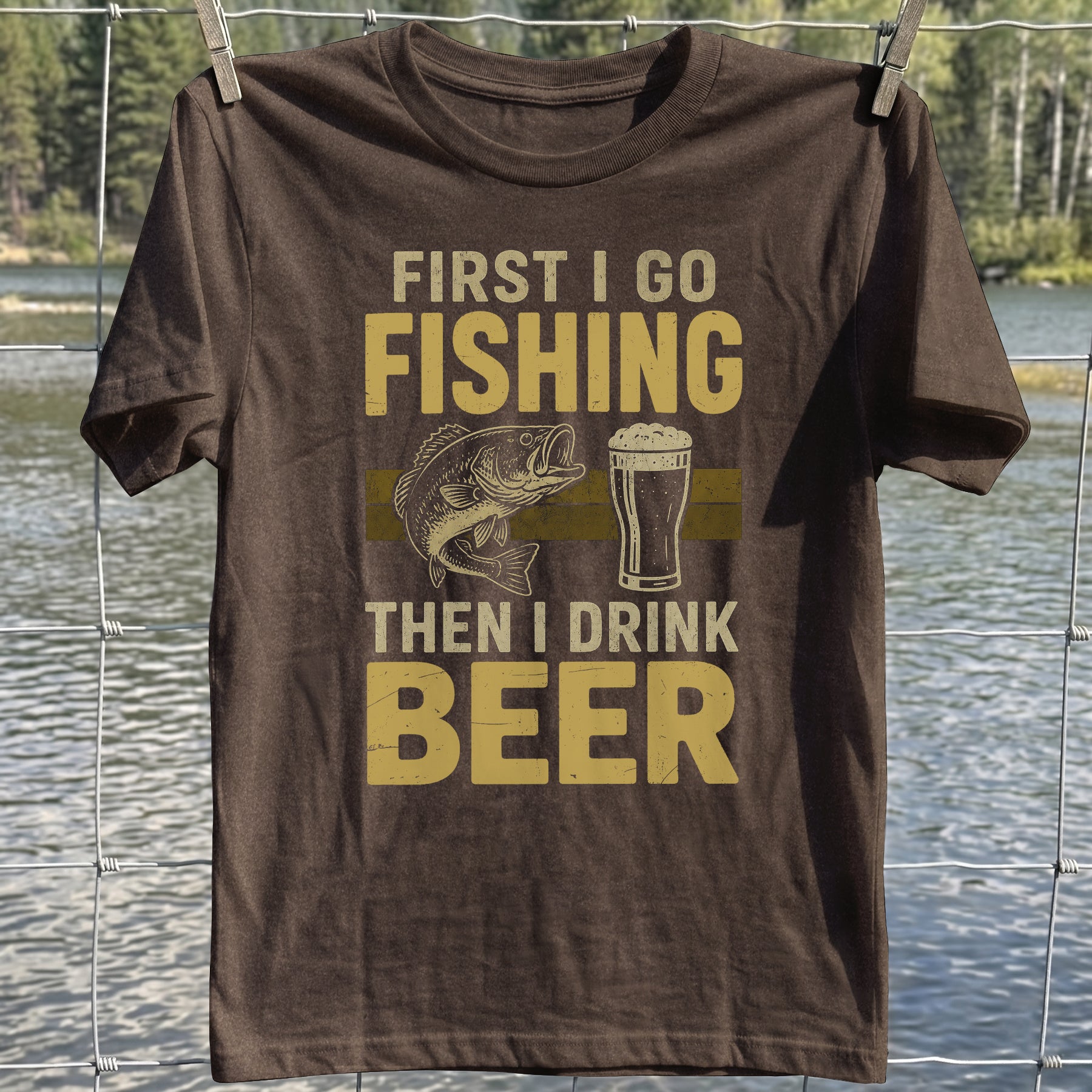Fishing Then Beer T-Shirt