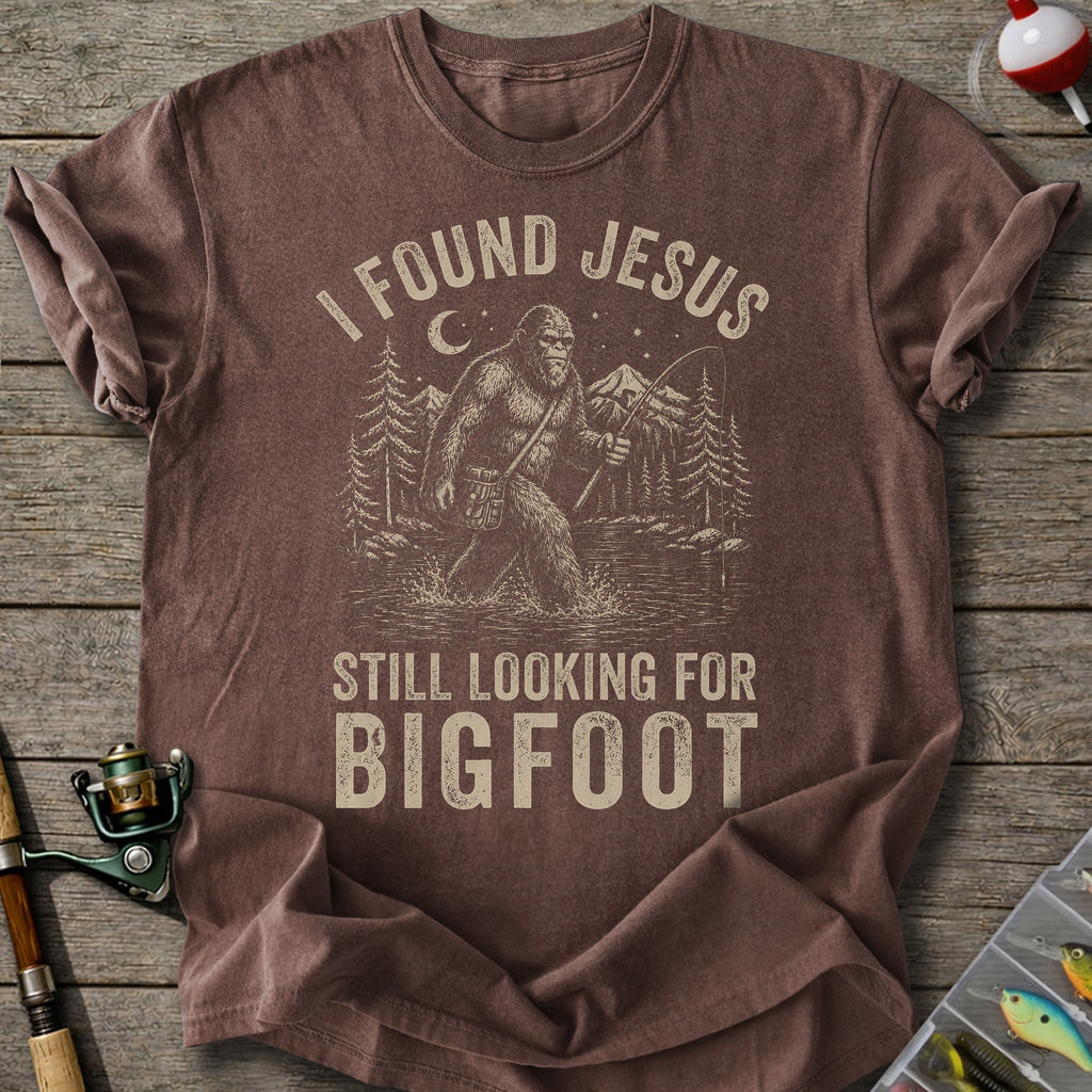Jesus Looking For Bigfoot T-Shirt