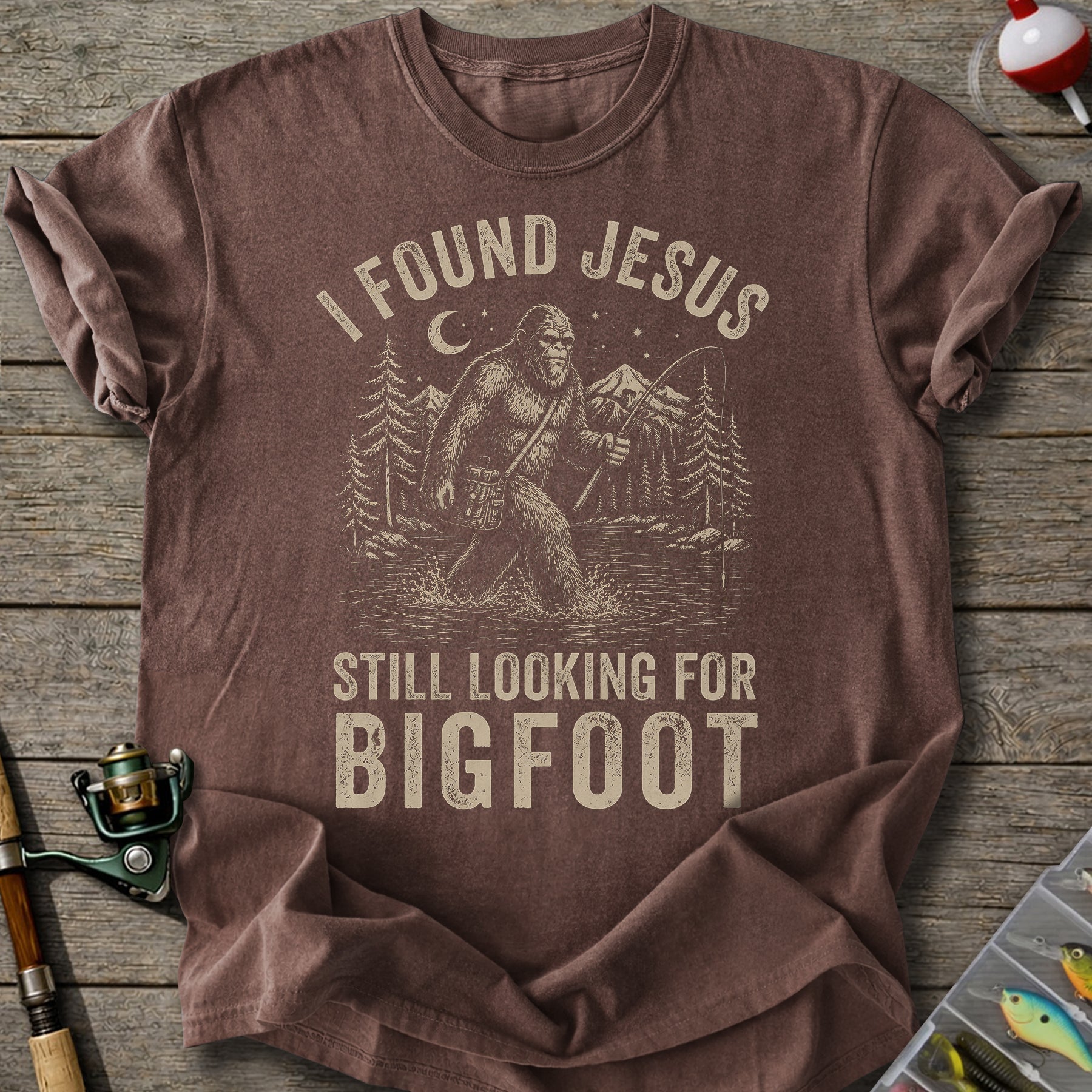 Jesus Looking For Bigfoot T-Shirt