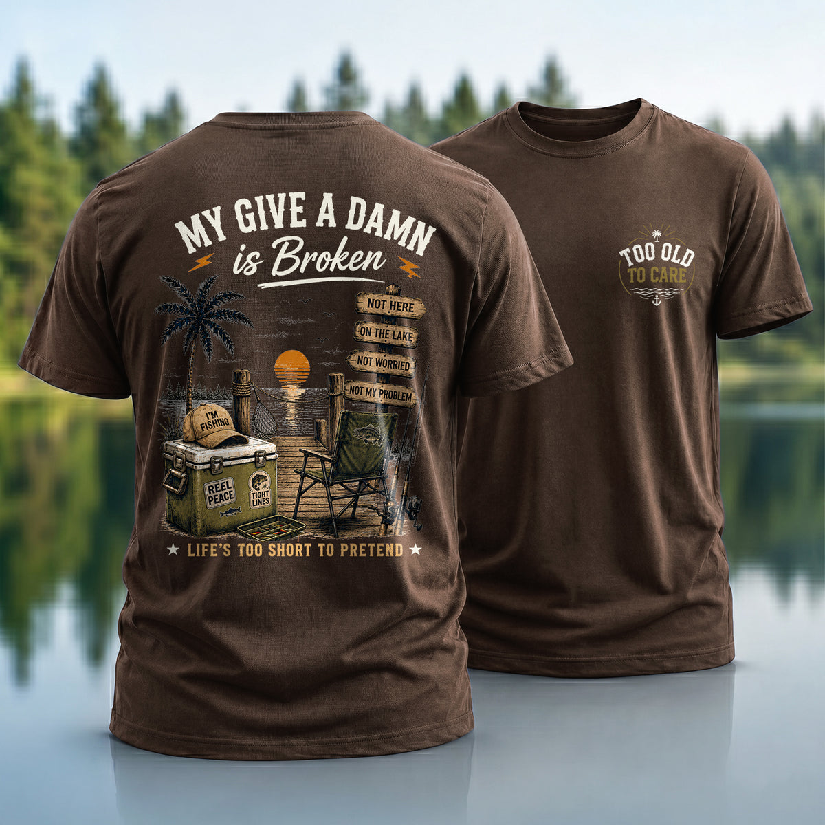 Give A Damn Broken T-Shirt