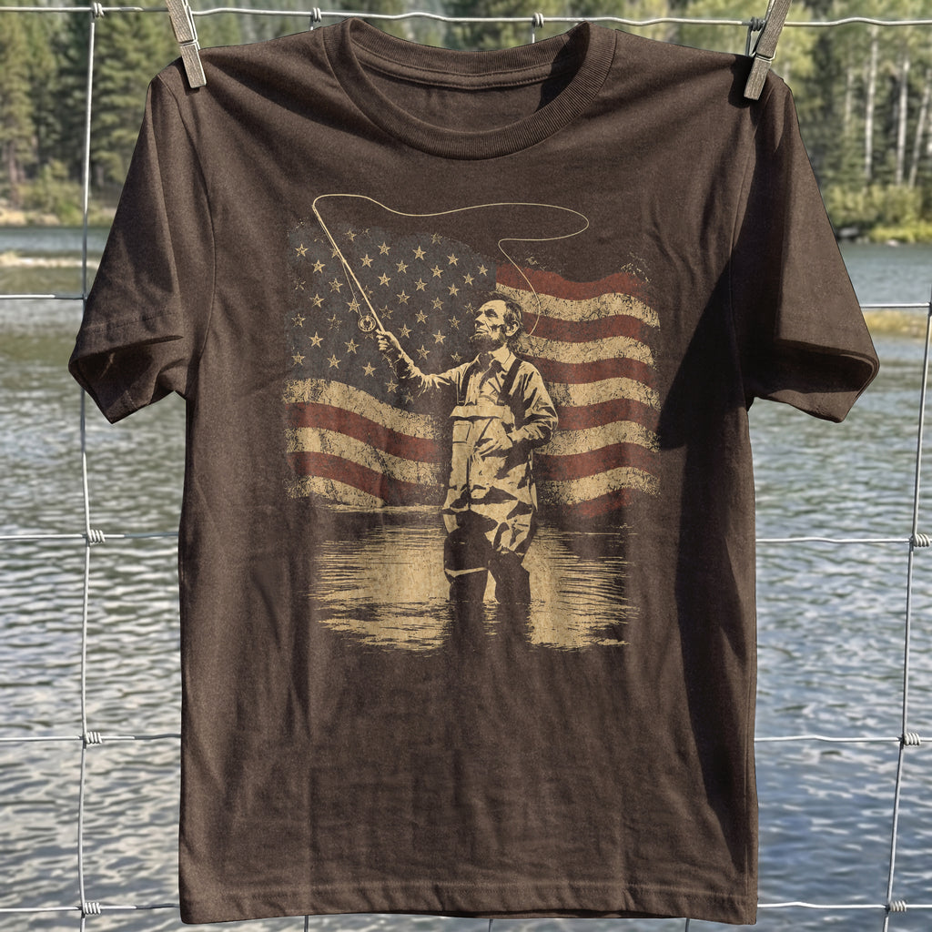 Patriotic Angler T-shirt