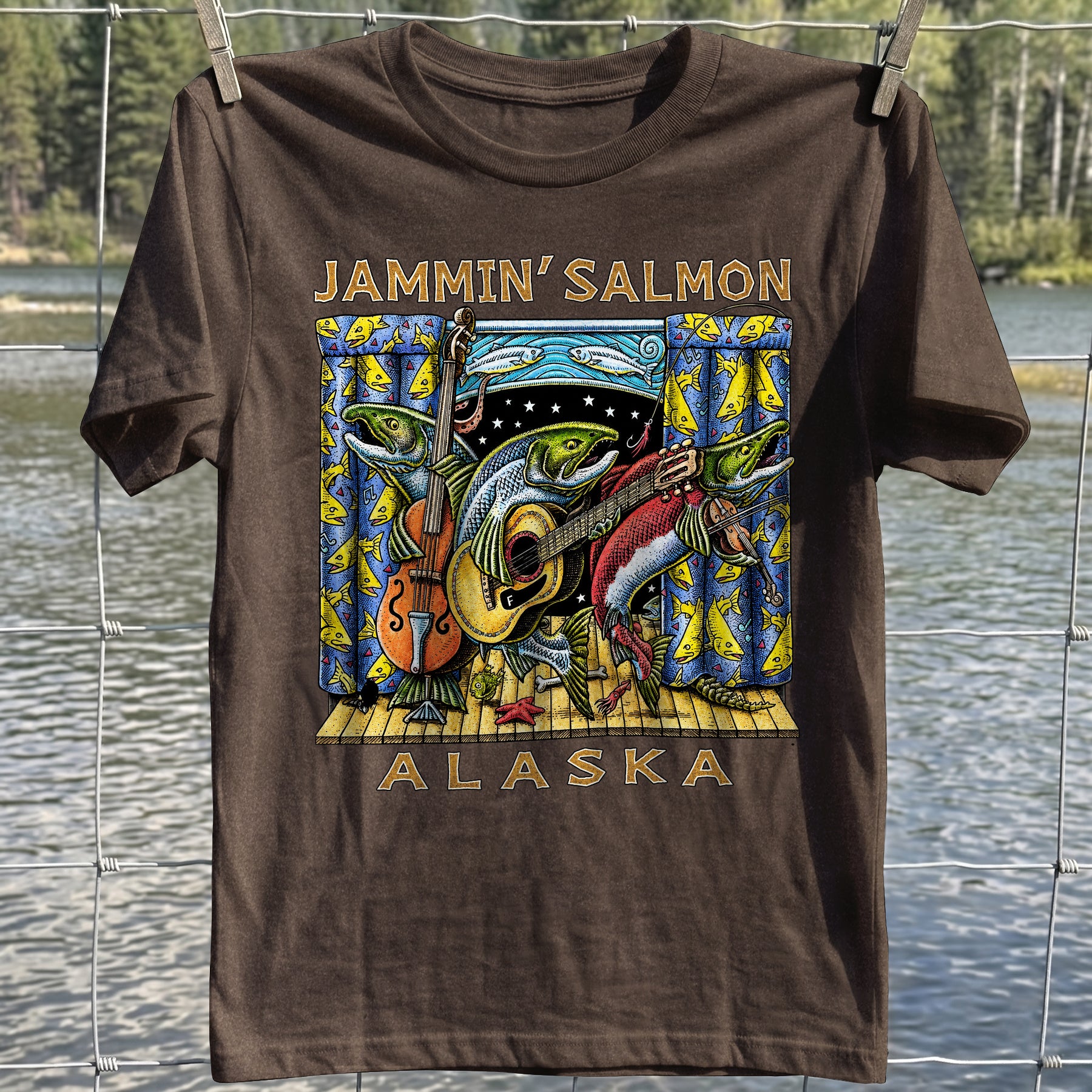 Jammin' Salmon Alaska T-Shirt