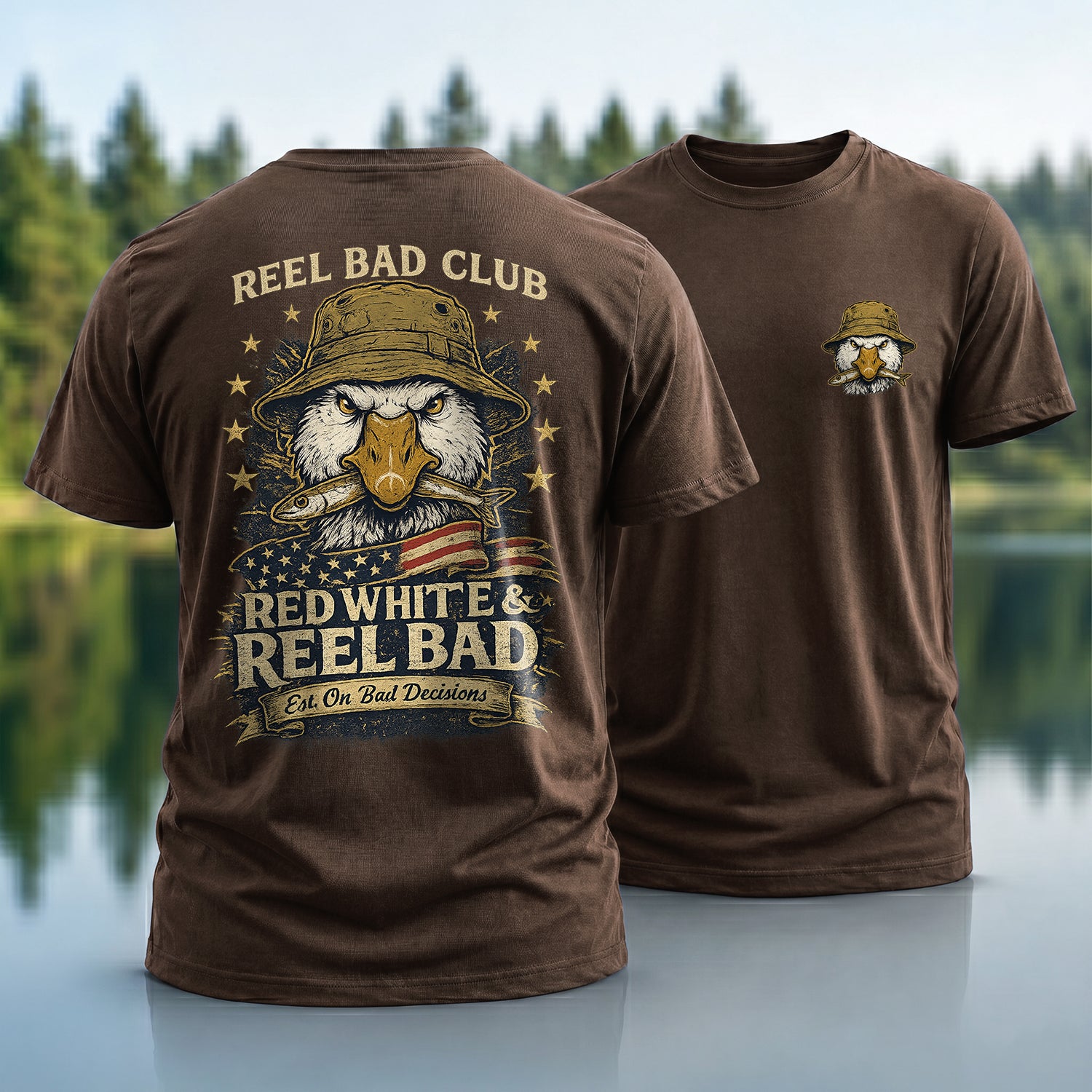 Reel Red & White T-Shirt
