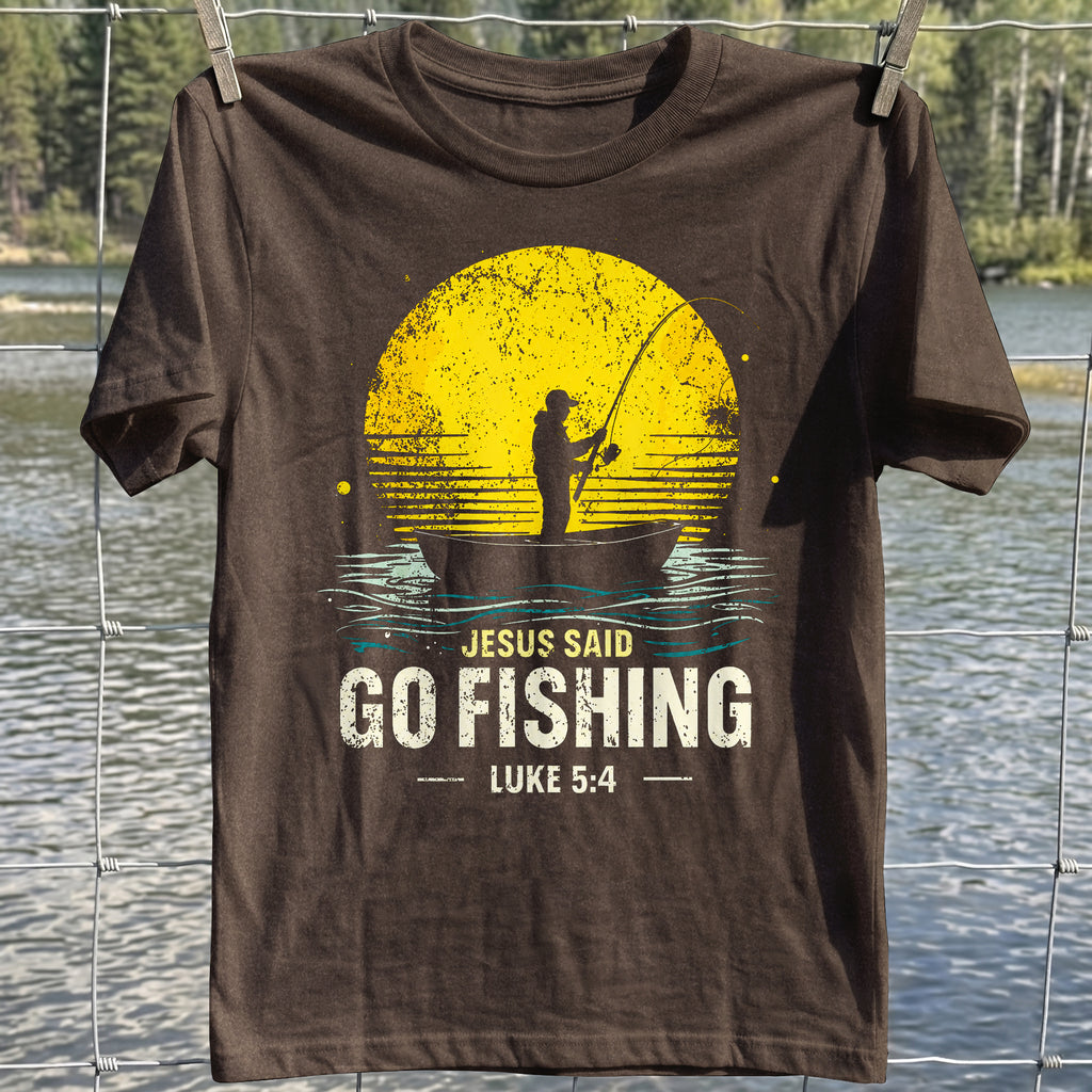 Jesus Go Fishing T-Shirt