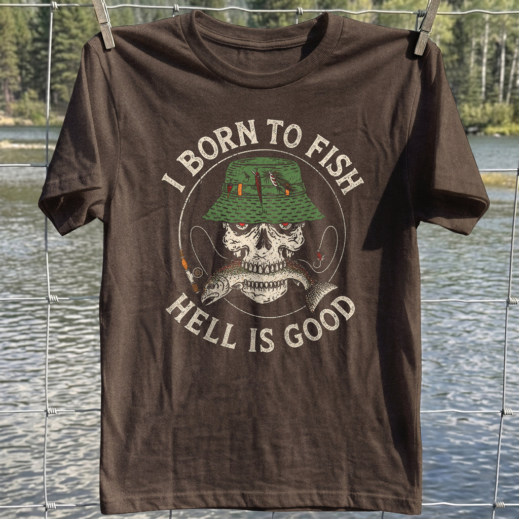 Fishing Skull T-Shirt