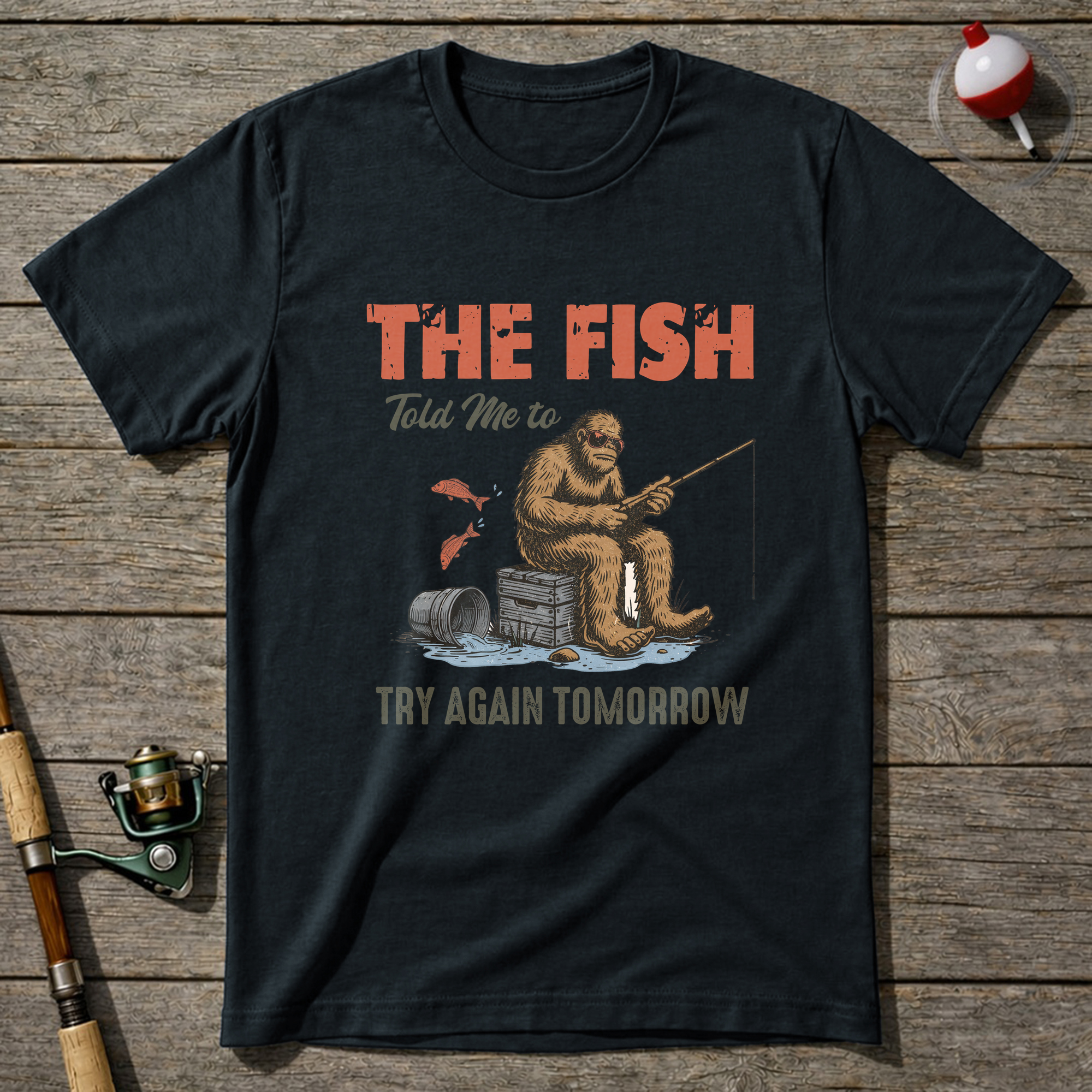 Fish Told Me T Shirt T-Shirt — Dark Heather