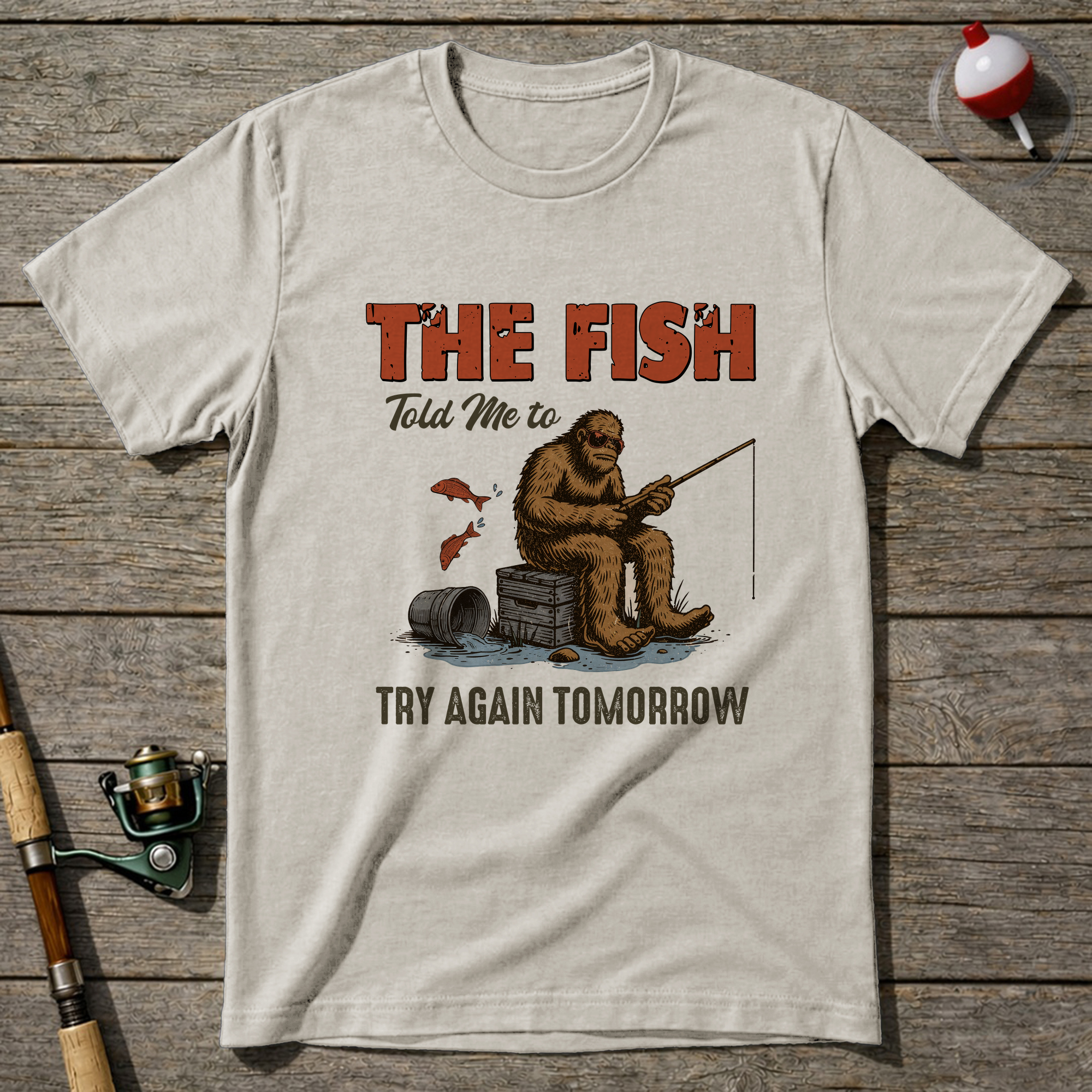 Fish Told Me T Shirt T-Shirt — Natural