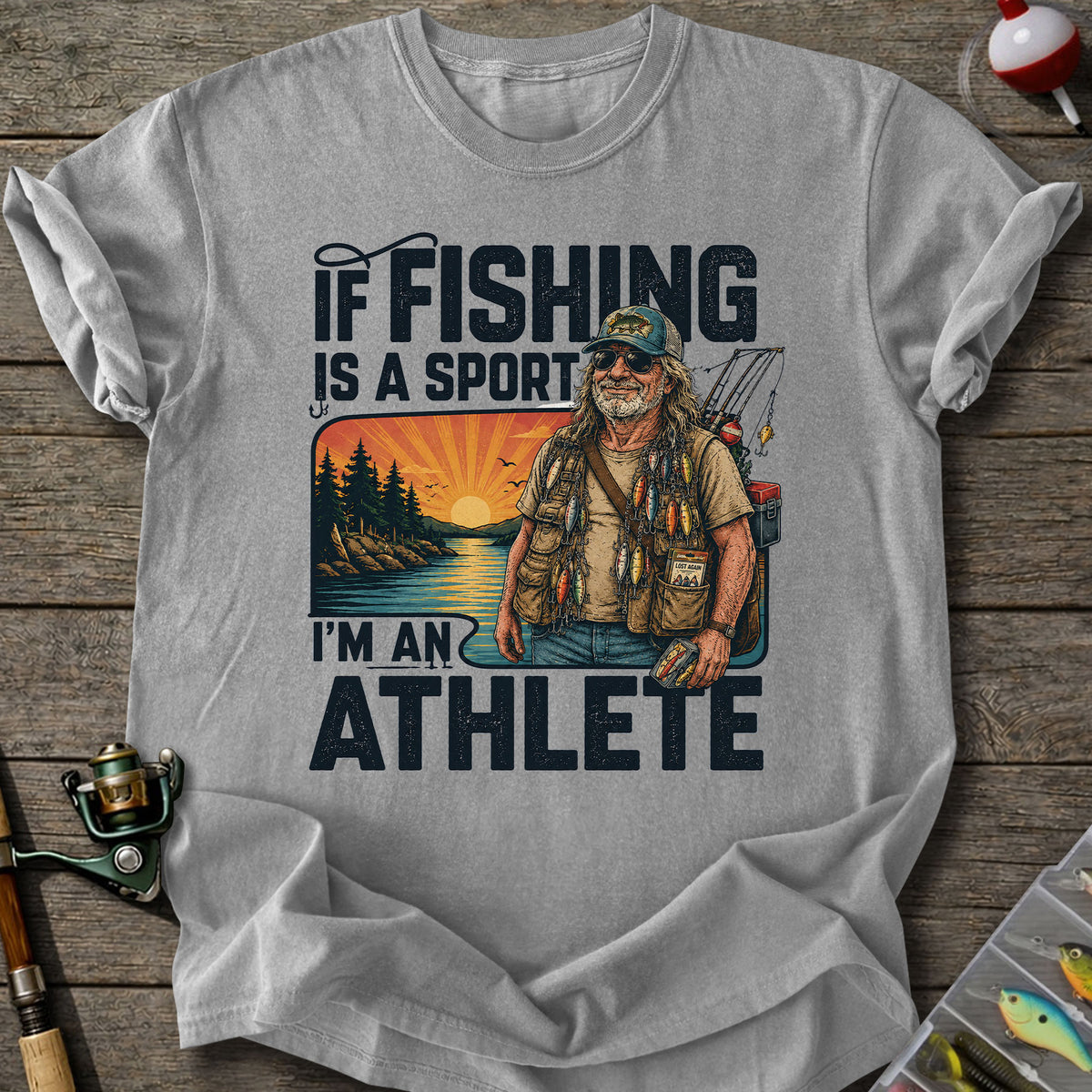 Fishing Athlete T-shirt