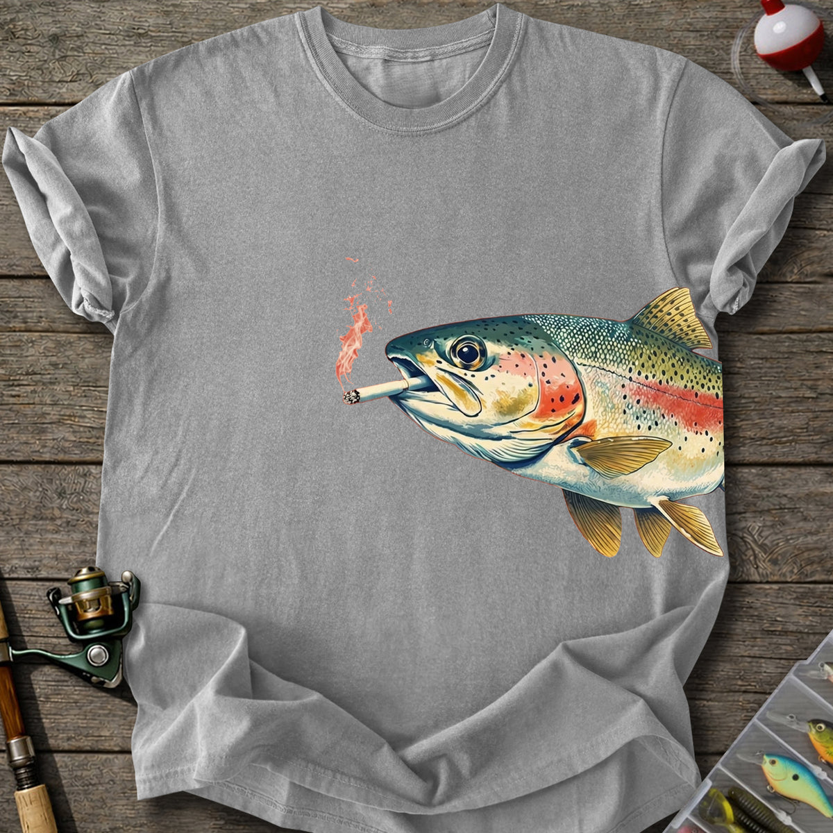 Smoking Trout T-shirt