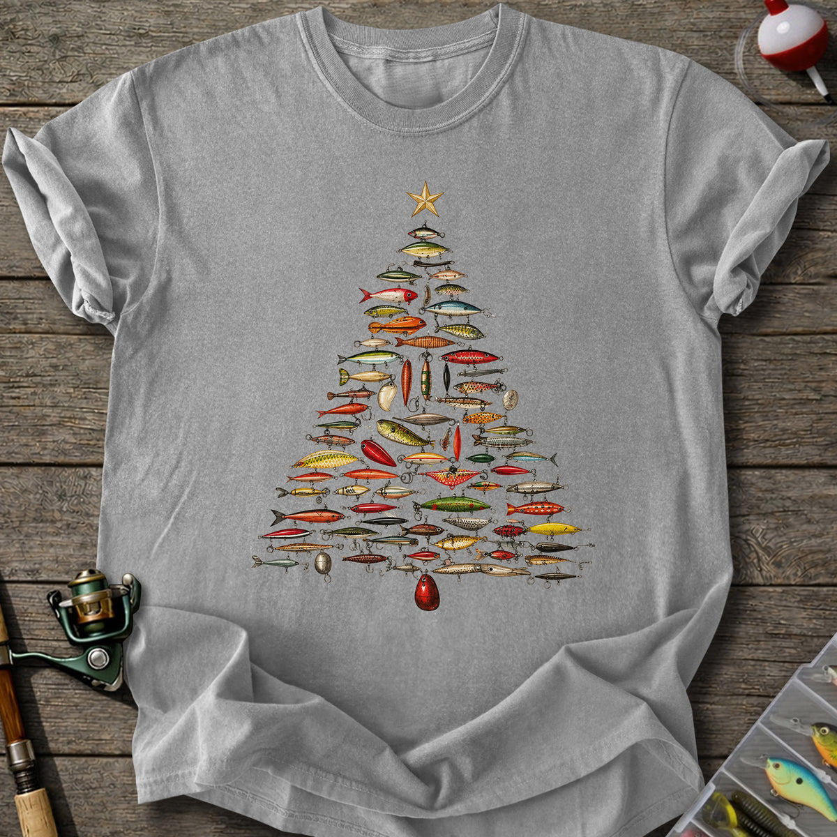 Christmas Lure Tree T-Shirt