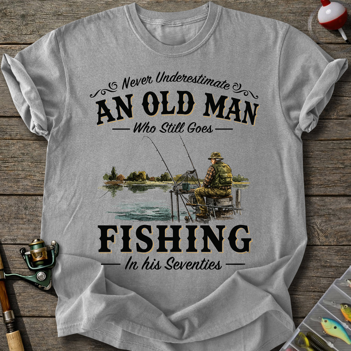 Seventies Fishing T-shirt