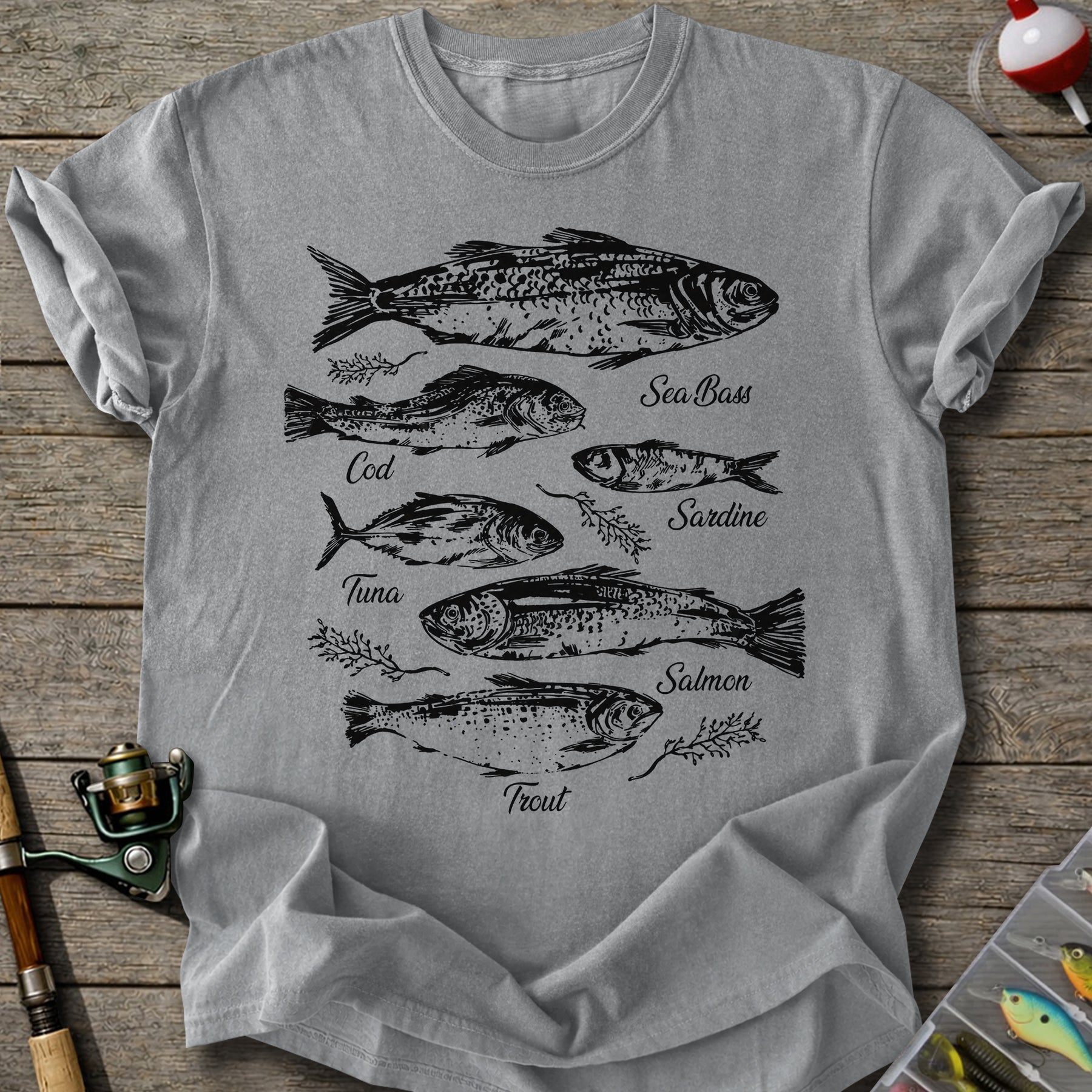 Vintage Fish Species T-shirt