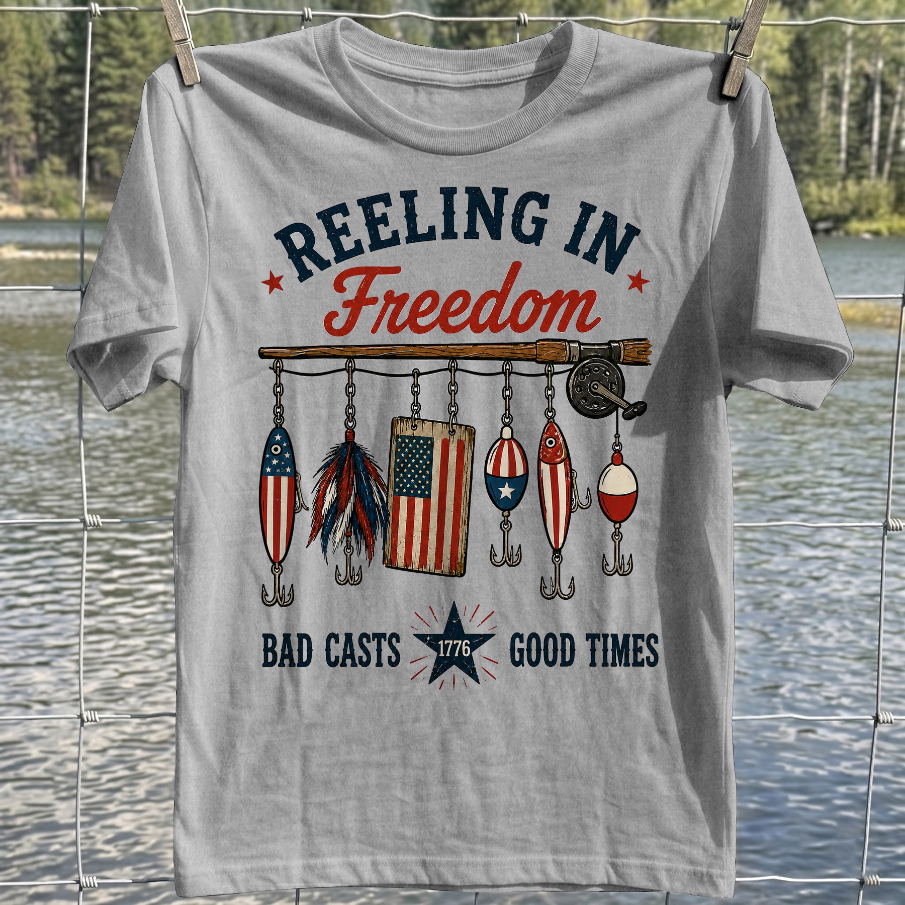 Reeling In Freedom T-shirt