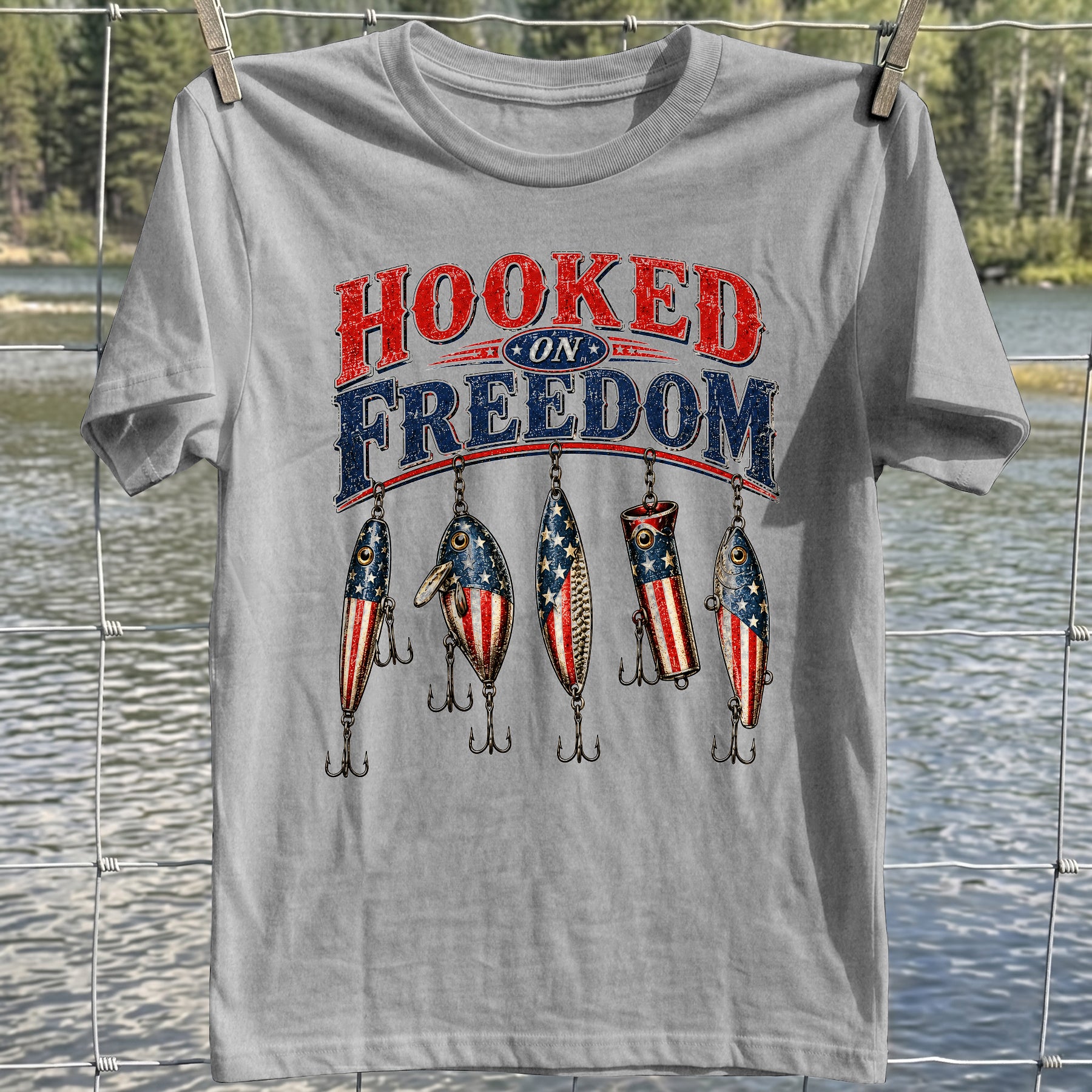 USA Fishing Lure T-Shirt