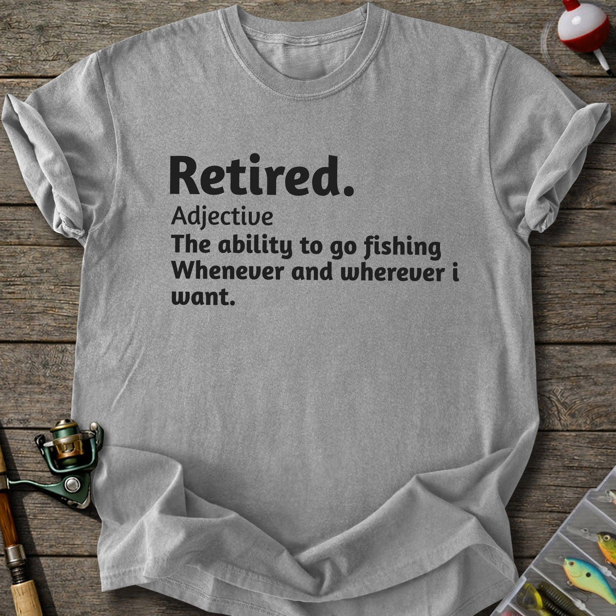 Retired Fishing T-shirt