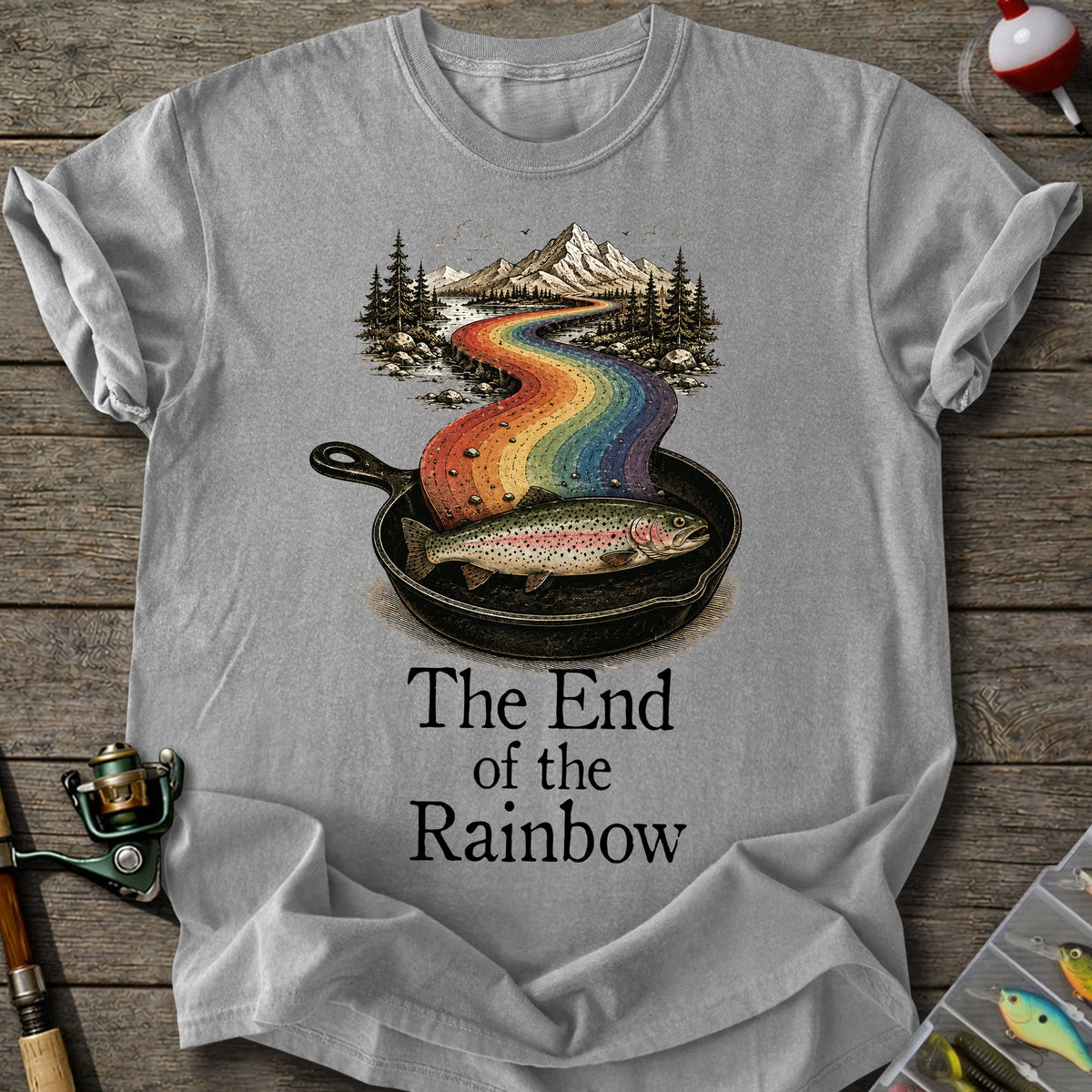 Rainbow Road Trout T-Shirt
