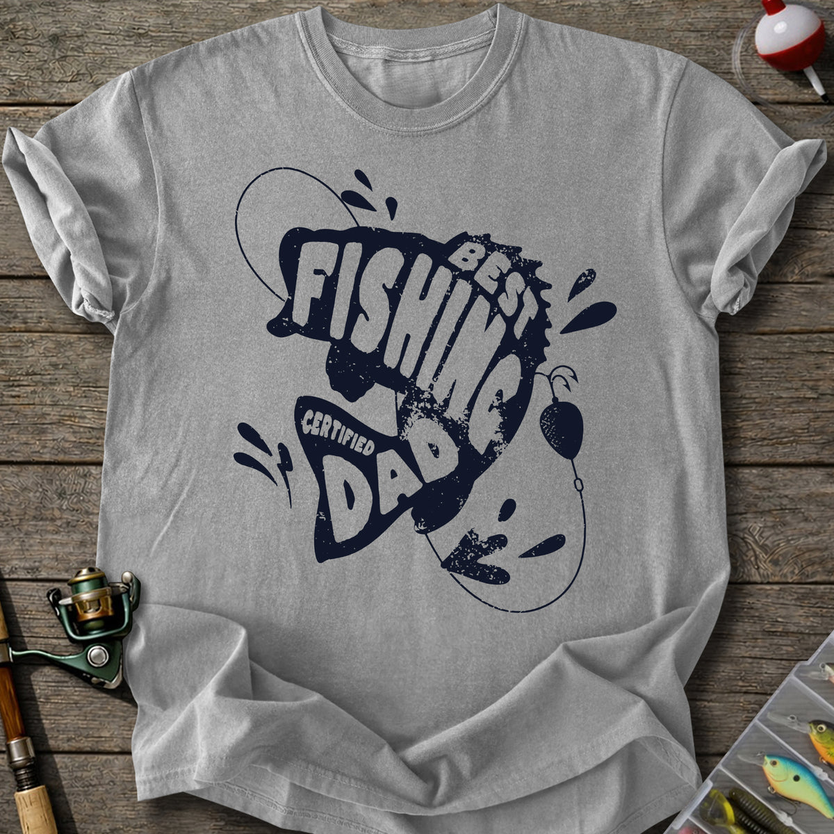 Certified Fishing Dad T-Shirt