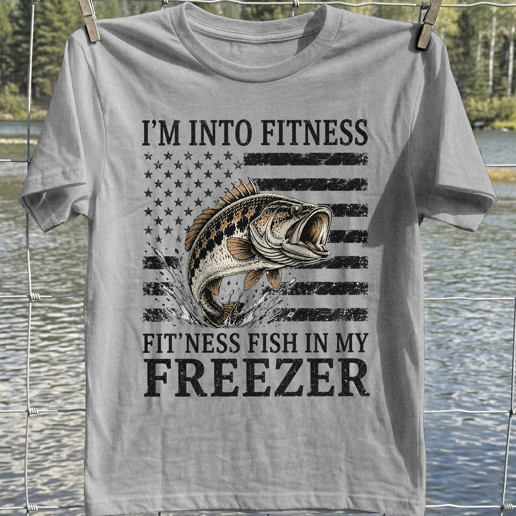 Fitness Fish Freezer T-Shirt