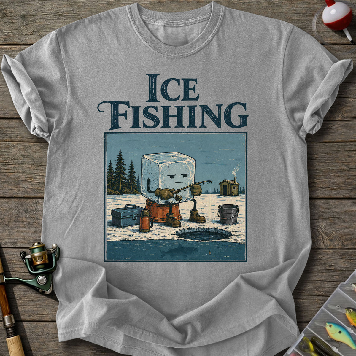 Ice Fishing T-Shirt