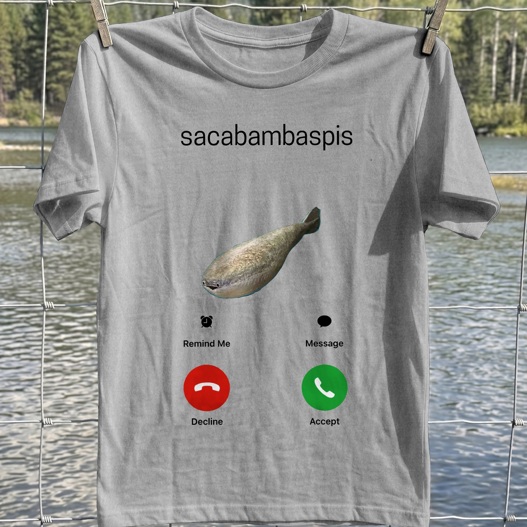 Sacabambaspis Fishing T-Shirt