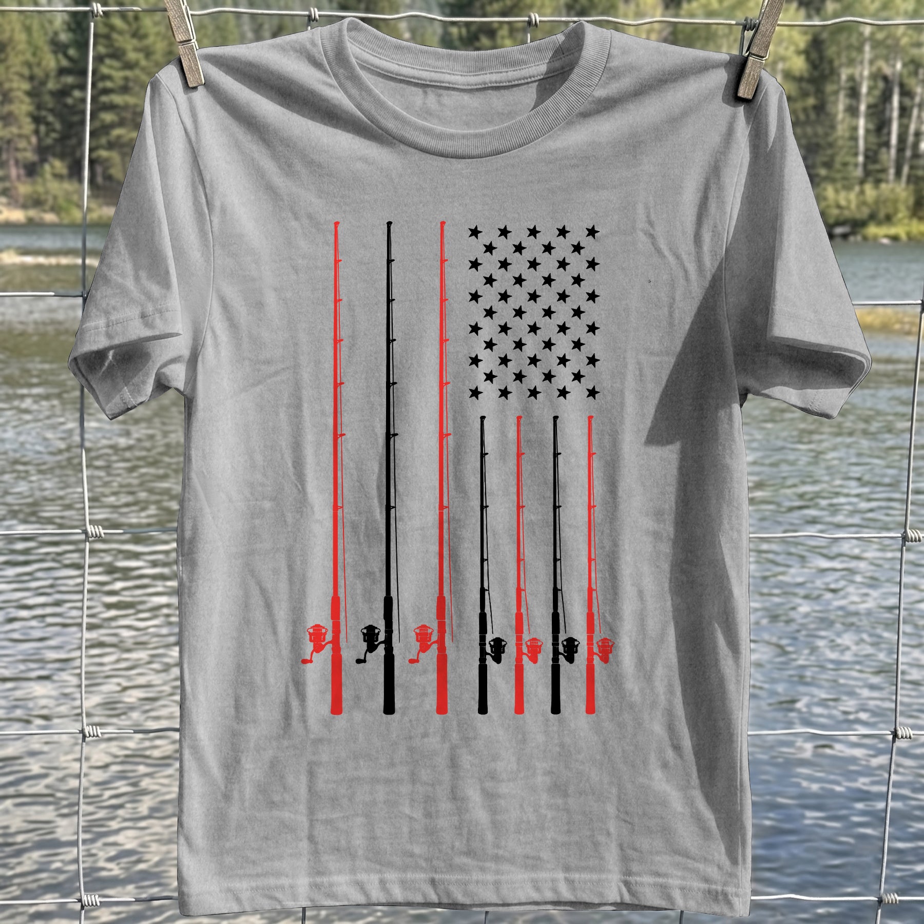 Fishing Flag T-shirt