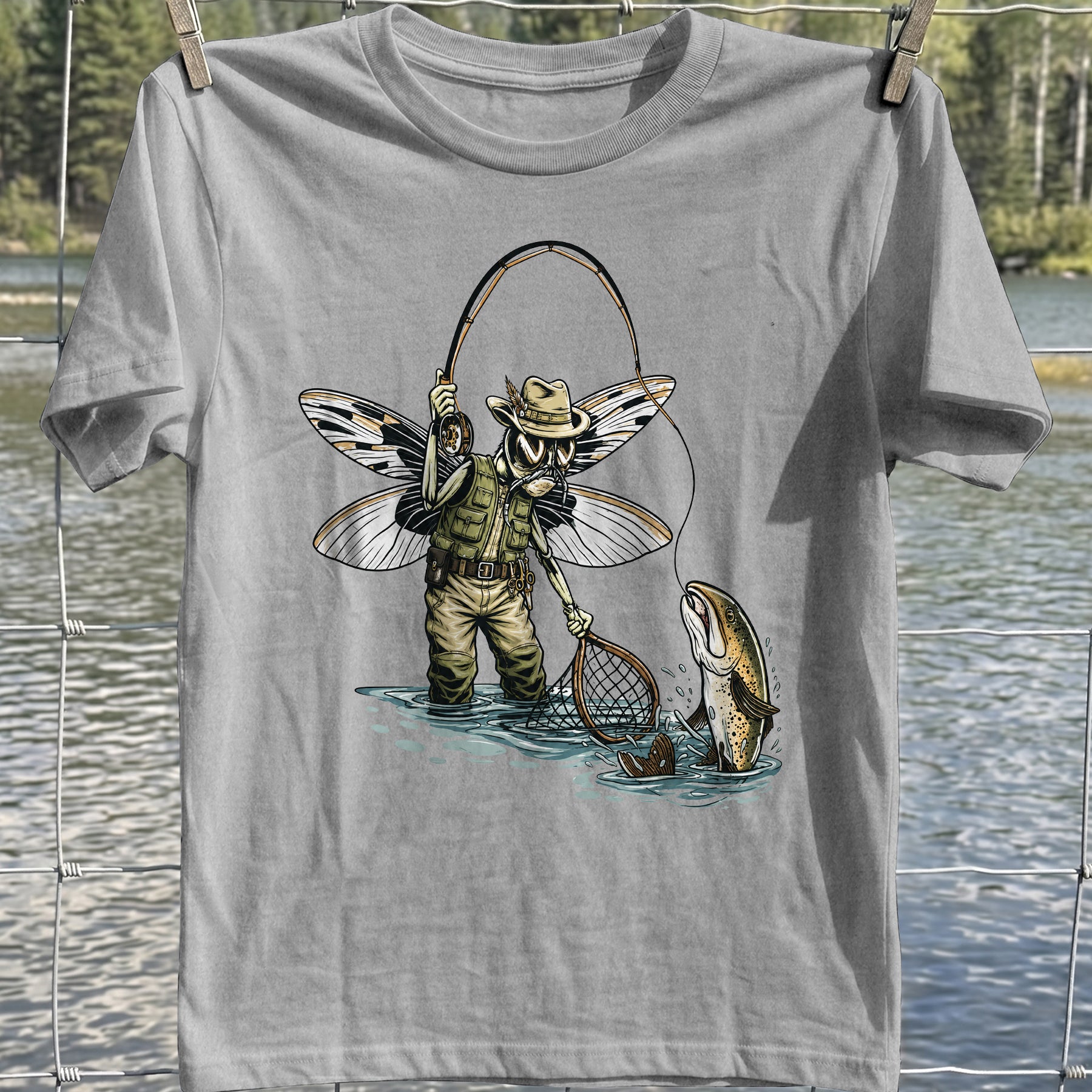 Fly Fishing Mayfly T-Shirt